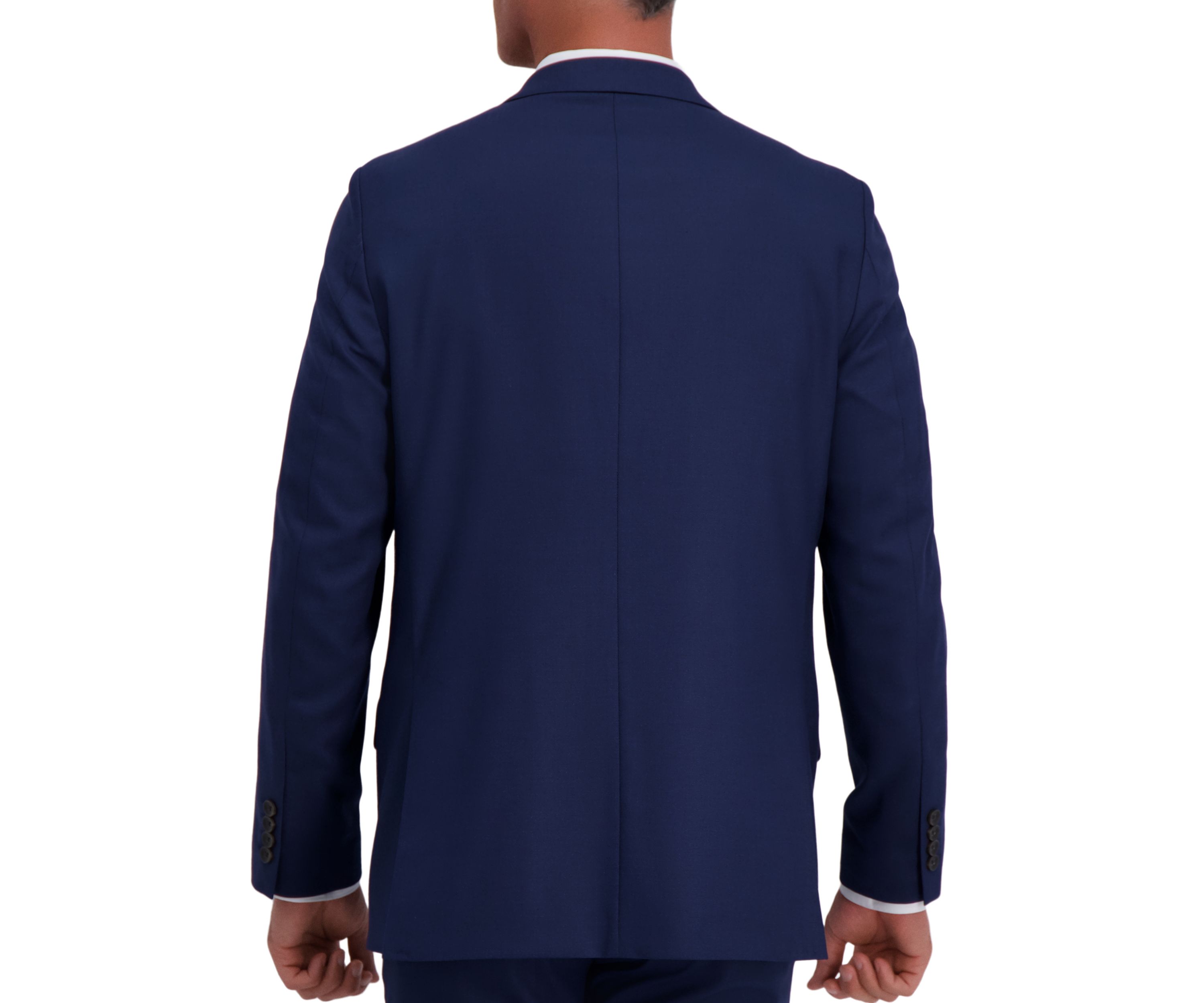 Mens Stretch Basket Weave Slim Fit 2 Button Side Vent Suit Separate Coat