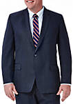 Big & Tall Travel Performance Classic Fit Tic Weave Suit Coat