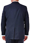 Big & Tall Travel Performance Classic Fit Tic Weave Suit Coat