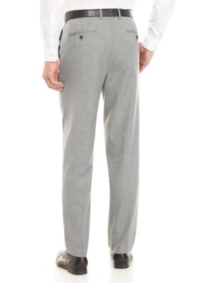 Stretch Solid Skinny-Fit Flex Waistband Dress Pant