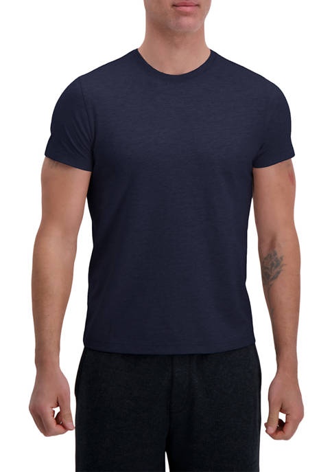 Haggar® Heavyweight Solid Jersey Short Sleeve Crewneck T-Shirt