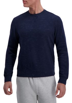 Crewneck Slub Jersey Fleece Sweatshirt