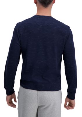 Crewneck Slub Jersey Fleece Sweatshirt