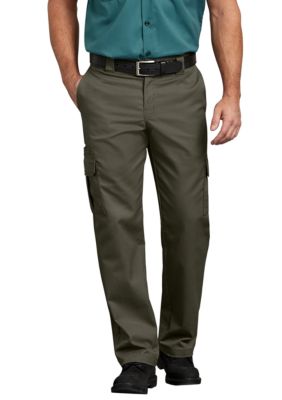 dickies men's loose fit straight leg cargo pants
