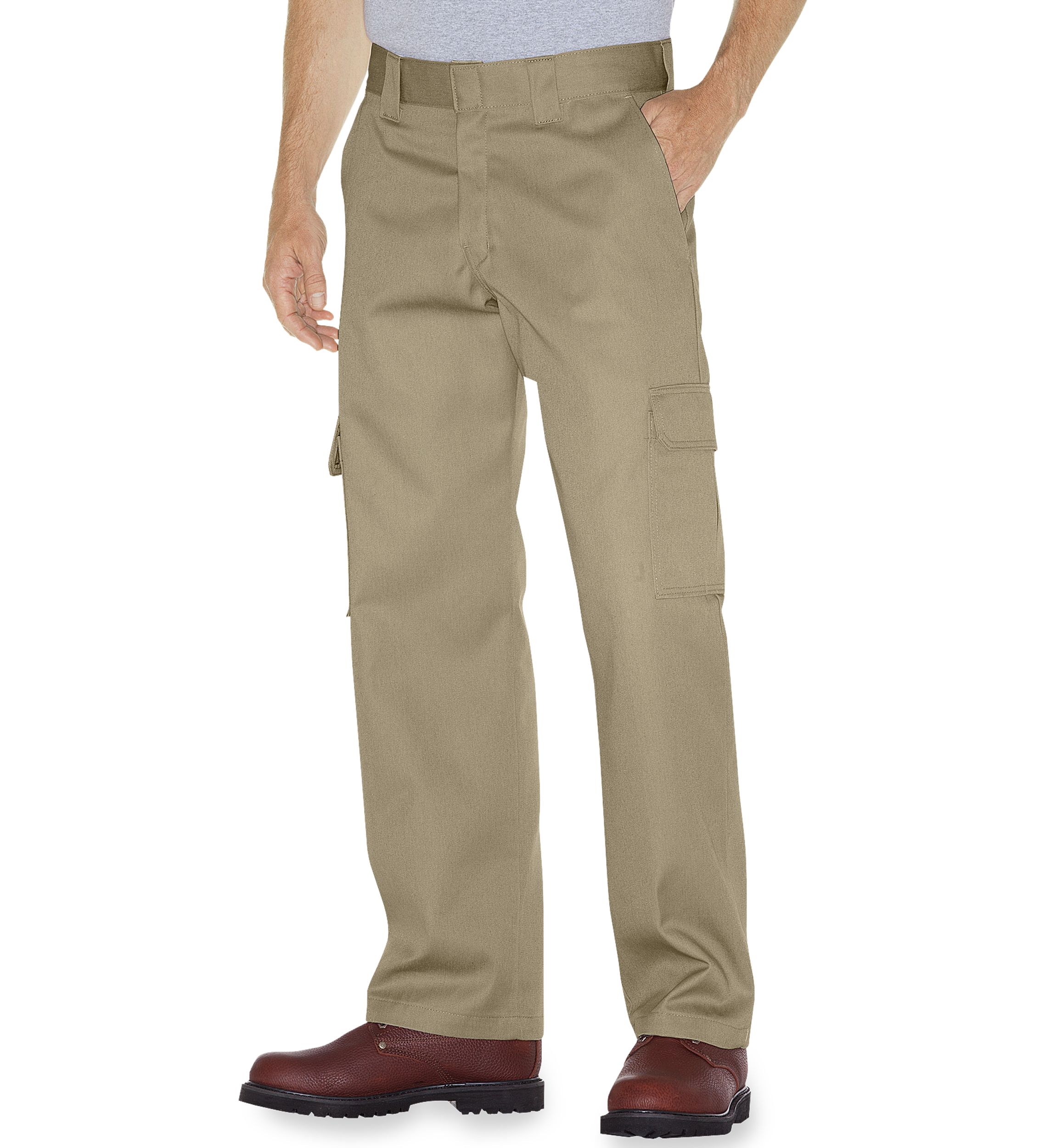 Relaxed-Fit Straight Leg Cargo Work Pants