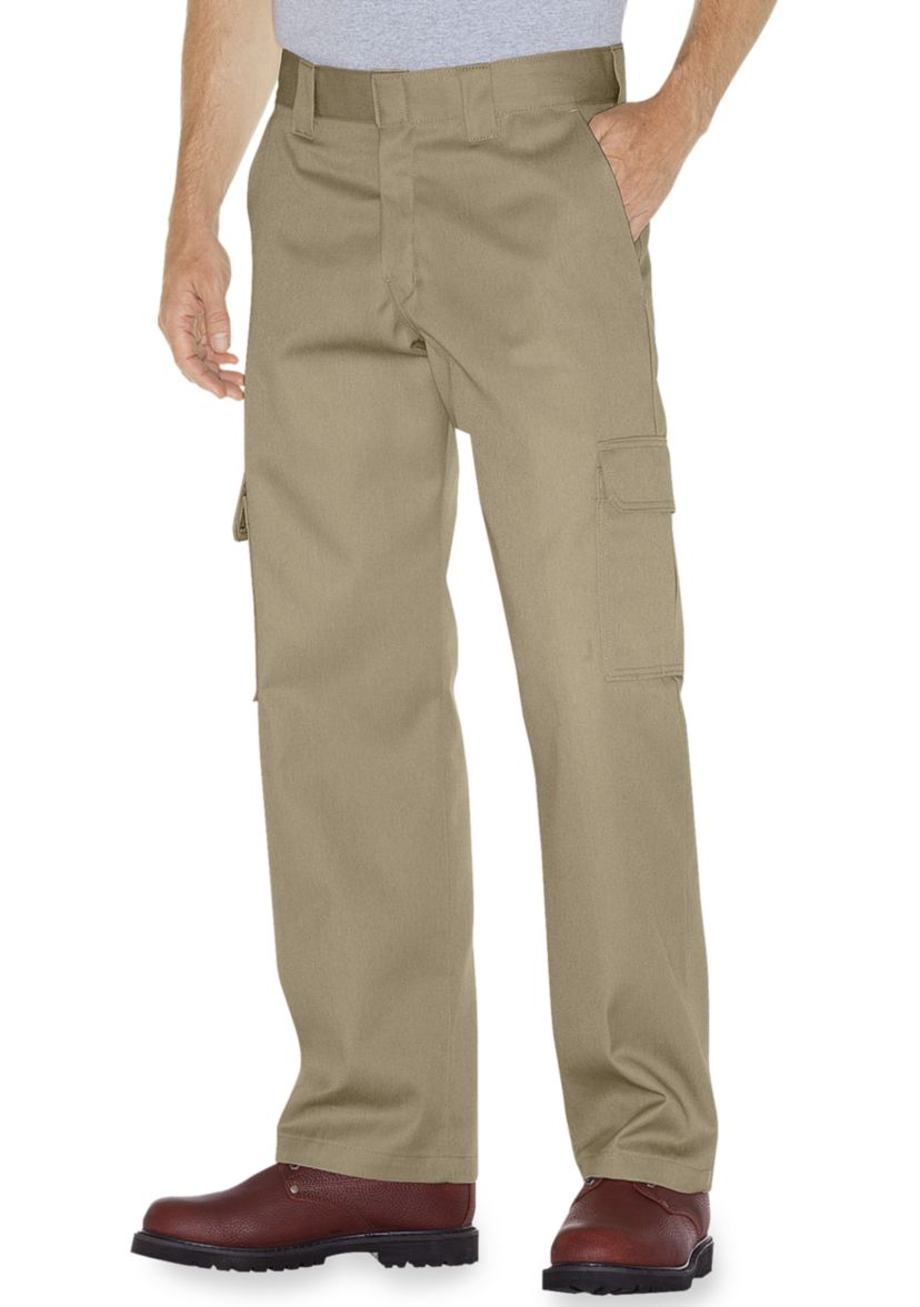Relaxed-Fit Straight Leg Cargo Work Pants