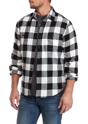 mens flannel shirts belk