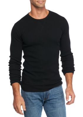 men's thermal crew neck shirt