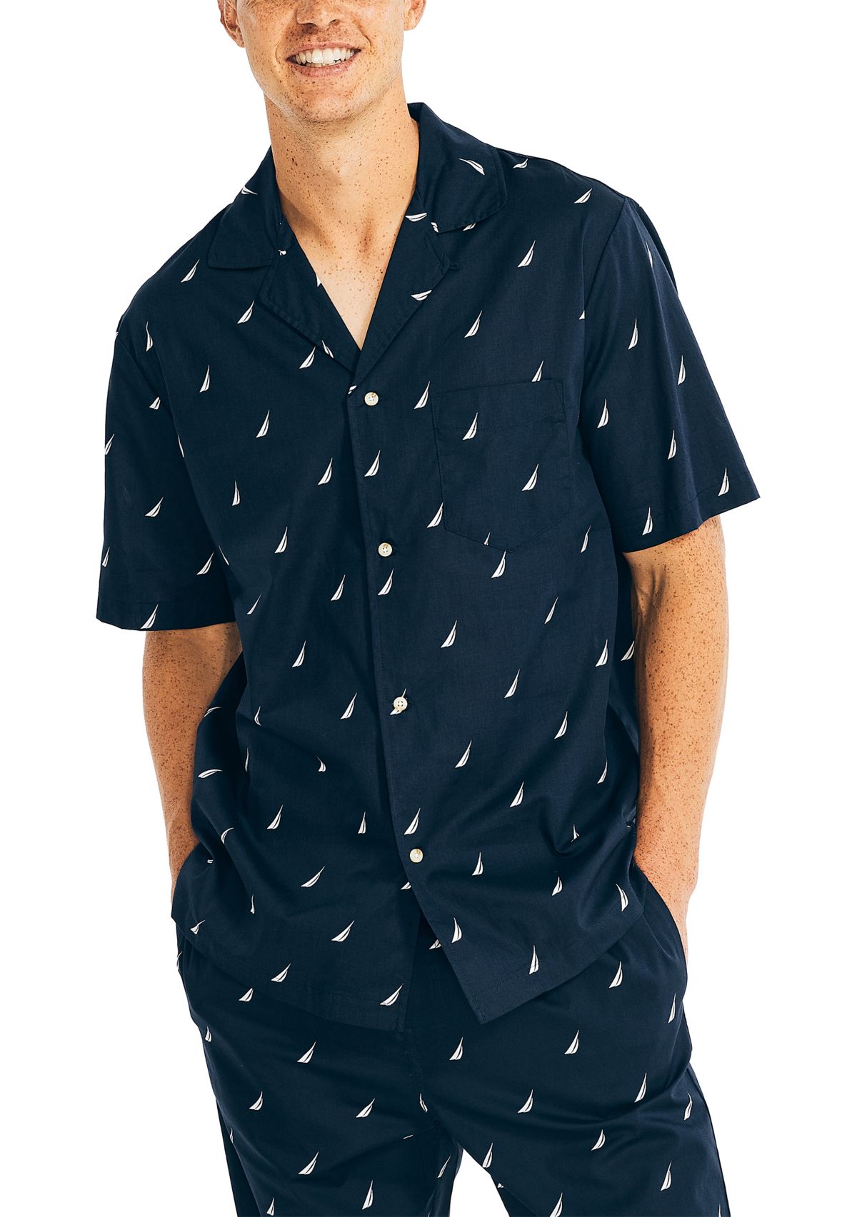 Printed Cotton Sleep Shirt
