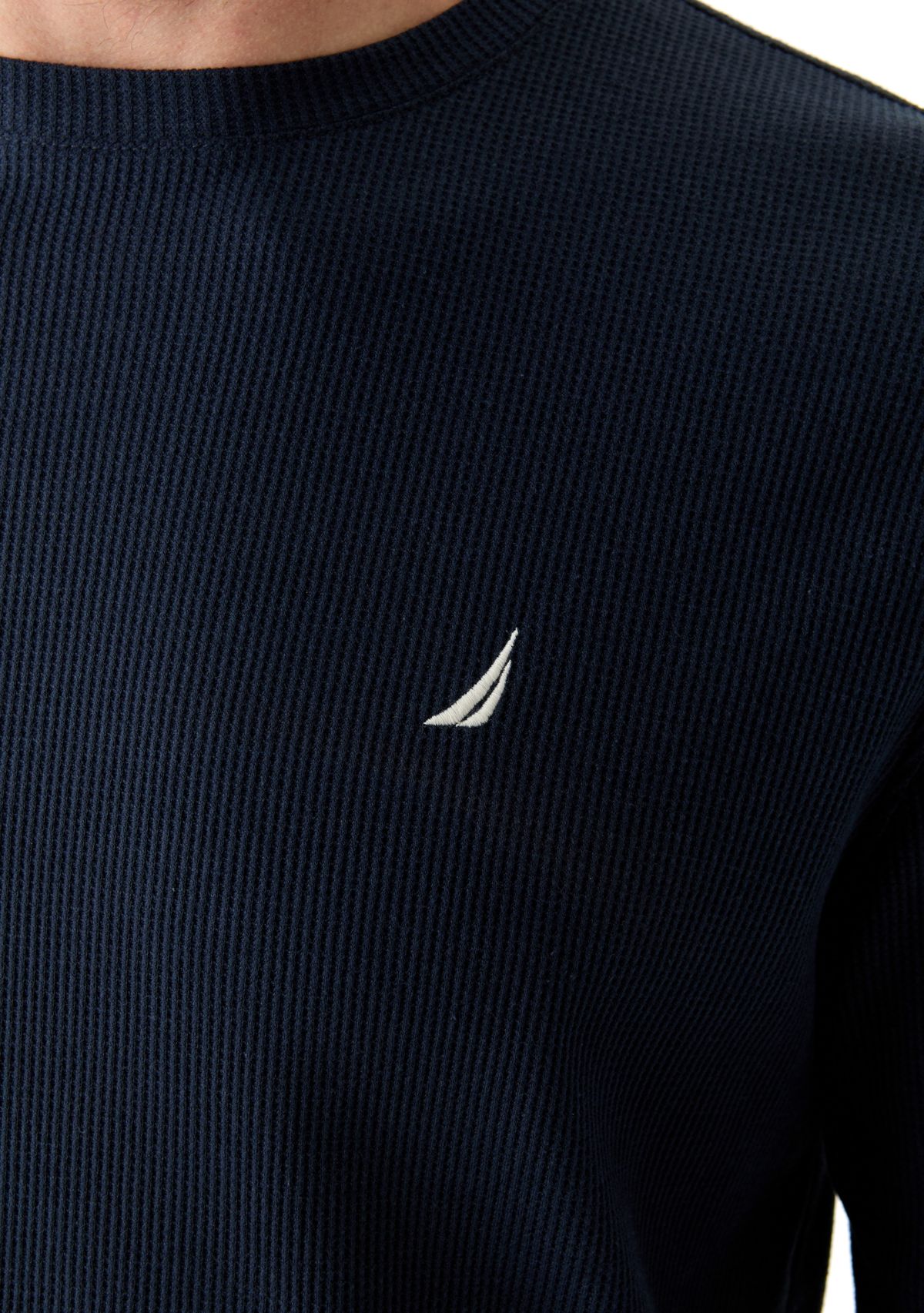 Waffle Long-Sleeve Sleep T-Shirt