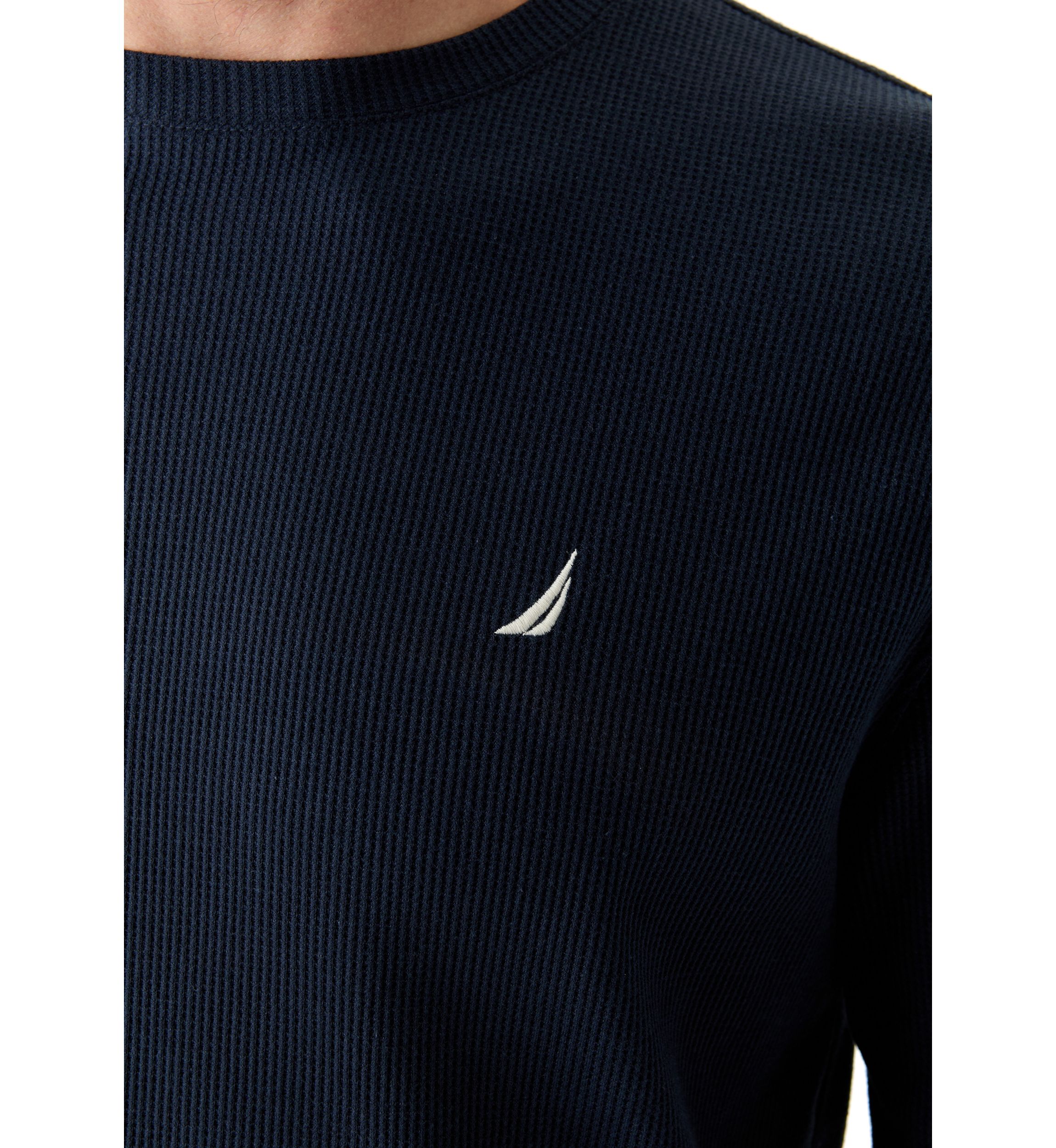 Waffle Long-Sleeve Sleep T-Shirt