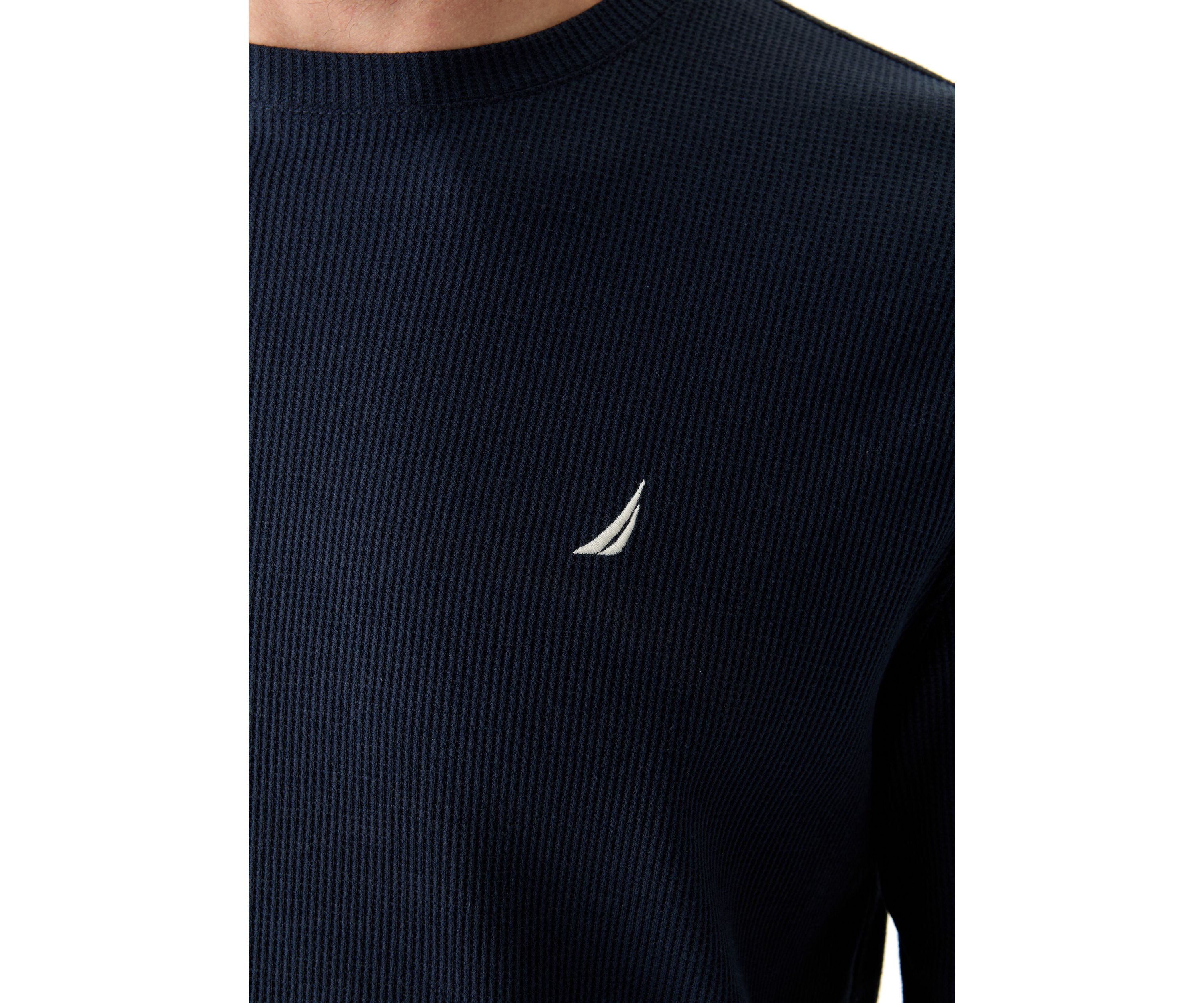 Waffle Long-Sleeve Sleep T-Shirt