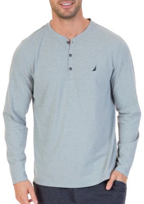 Long Sleeve Henley Top