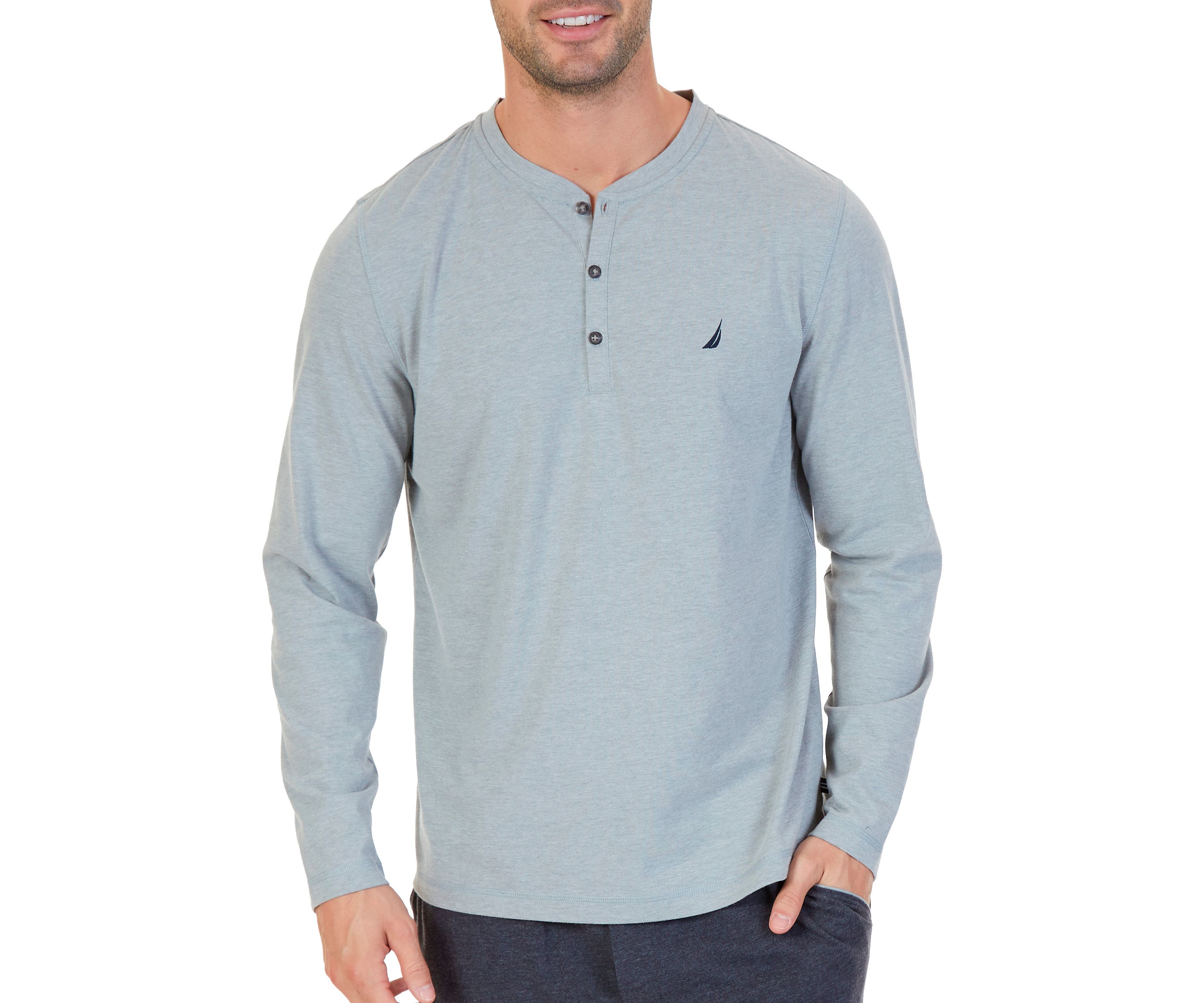 Long Sleeve Henley Top