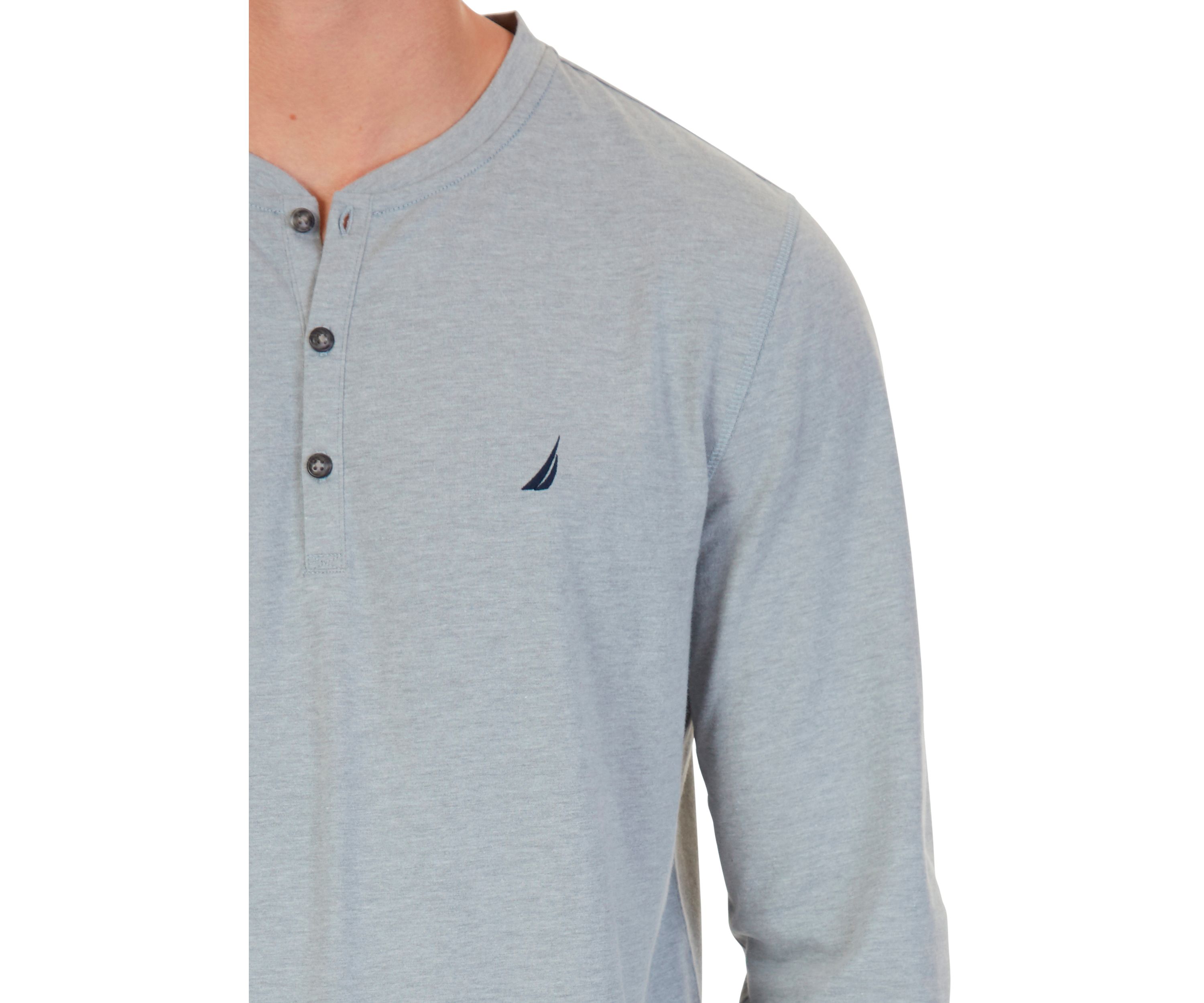 Long Sleeve Henley Top