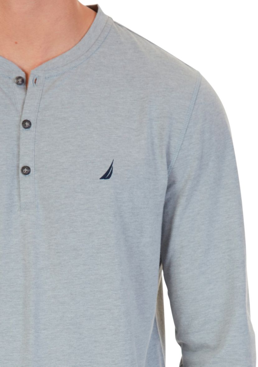 Long Sleeve Henley Top