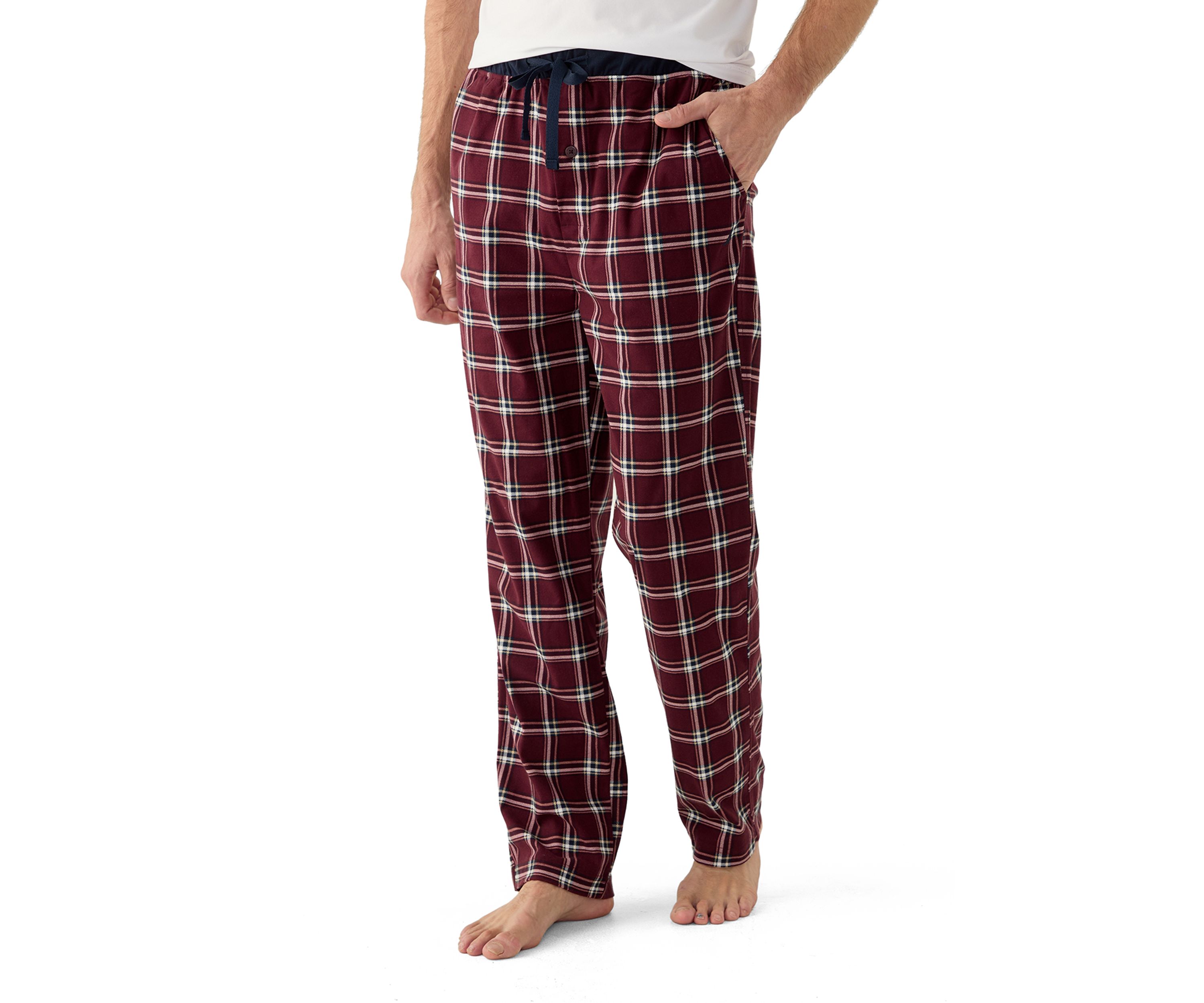 Sustainably Crafted Plaid Fleece Sleep Pants