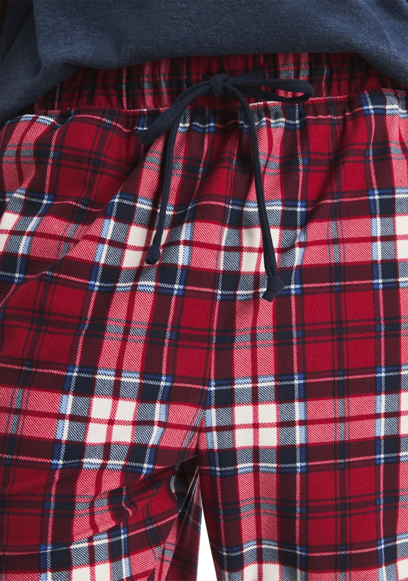 Plaid Cozy Fleece Pants