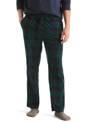 Nautica Men's Plaid Cozy Fleece Pants
