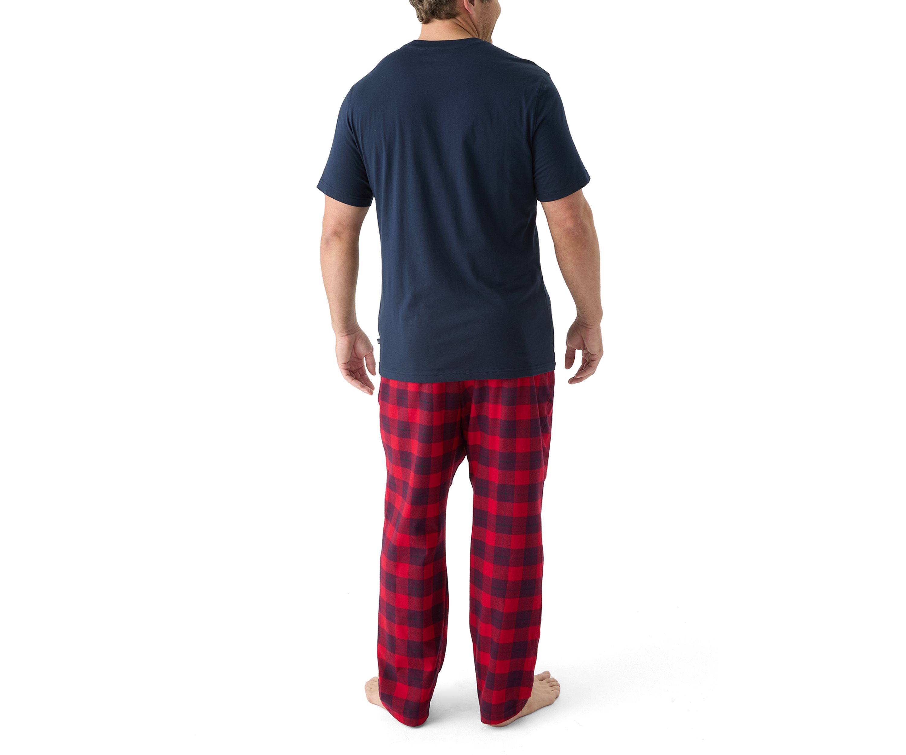 Big & Tall Plaid Pajama Pants Set