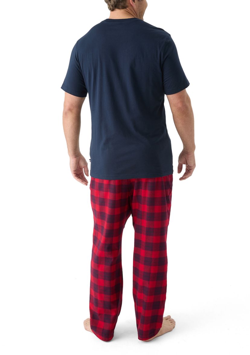 Big & Tall Plaid Pajama Pants Set