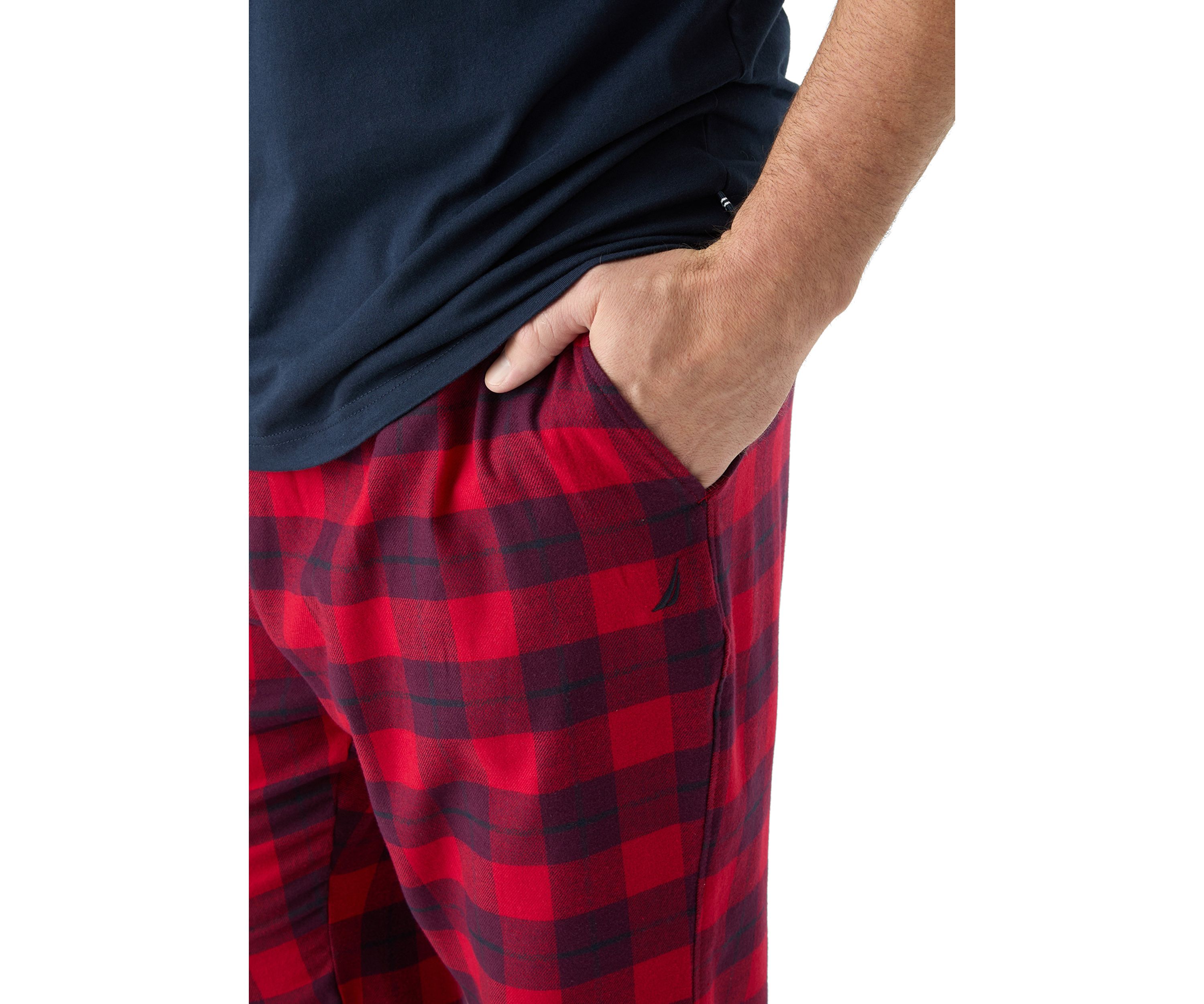 Big & Tall Plaid Pajama Pants Set