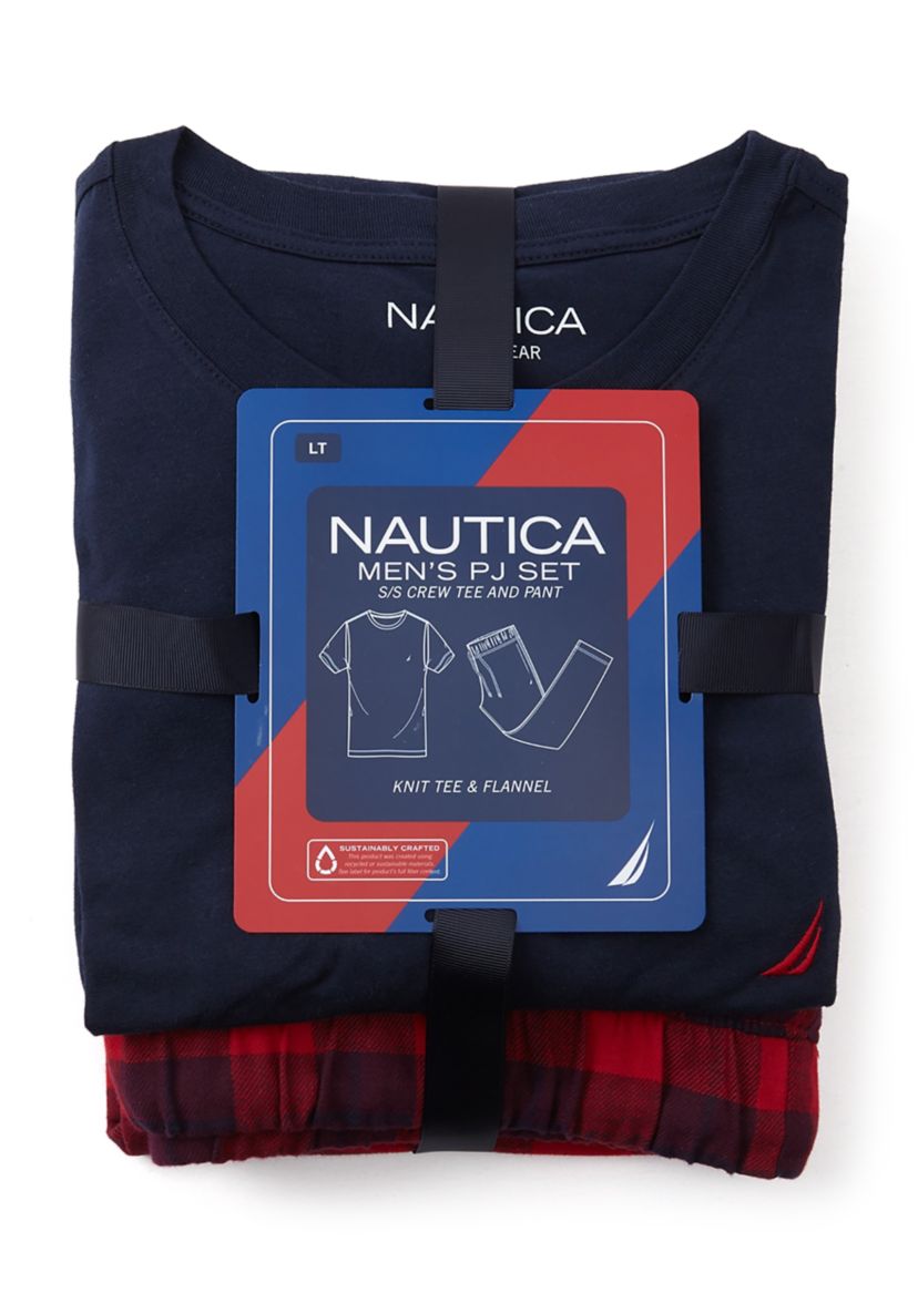 Big & Tall Plaid Pajama Pants Set