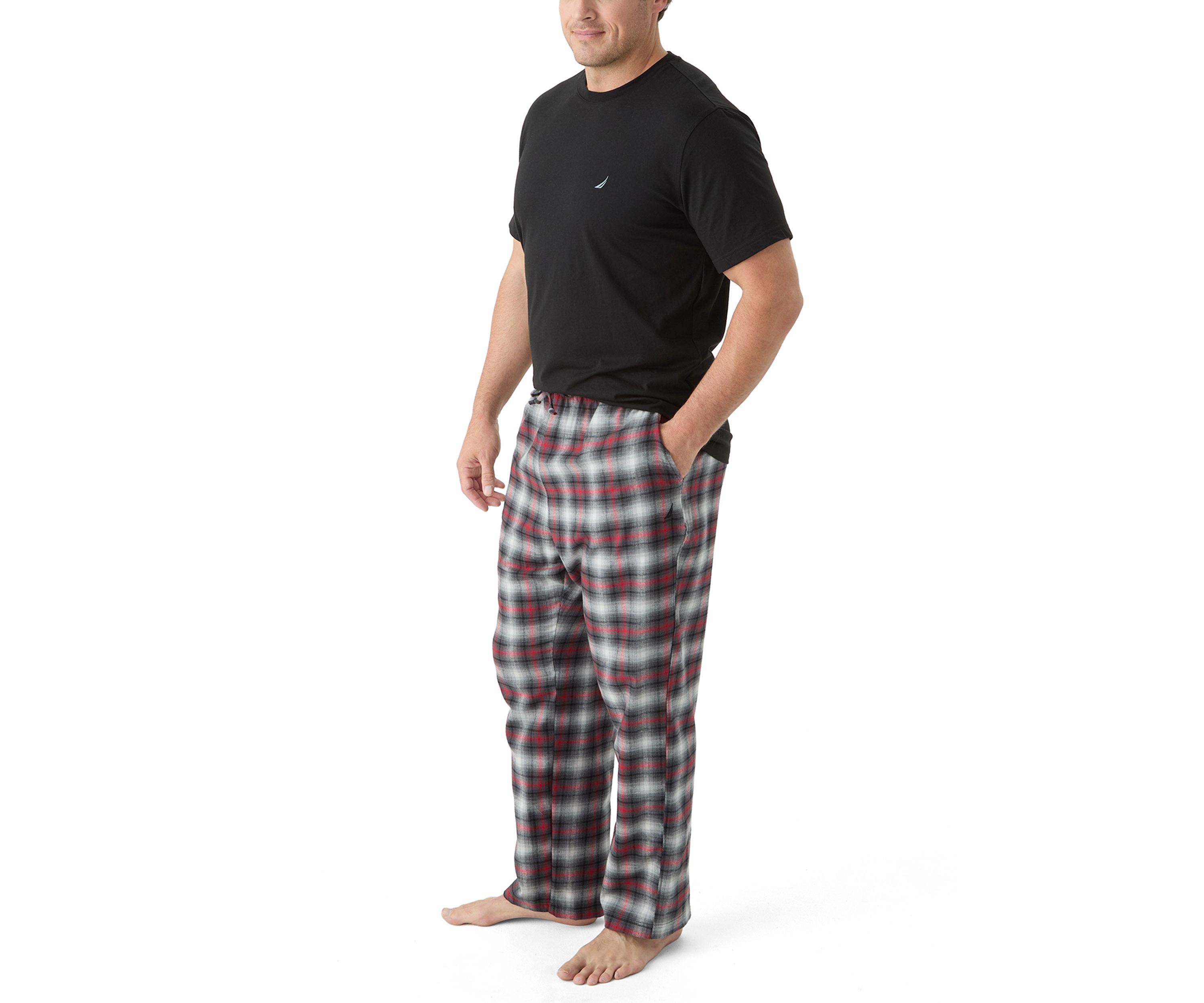 Big & Tall Plaid Pajama Pants Set