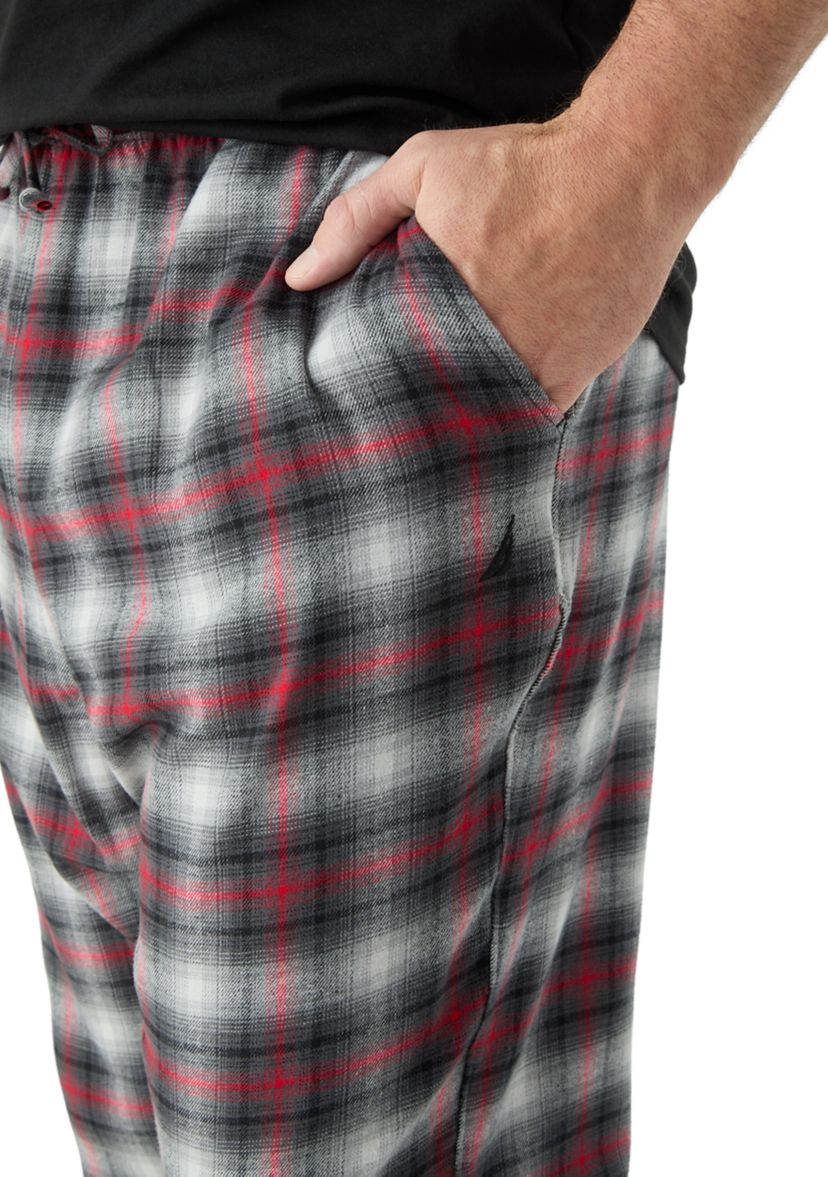 Big & Tall Plaid Pajama Pants Set