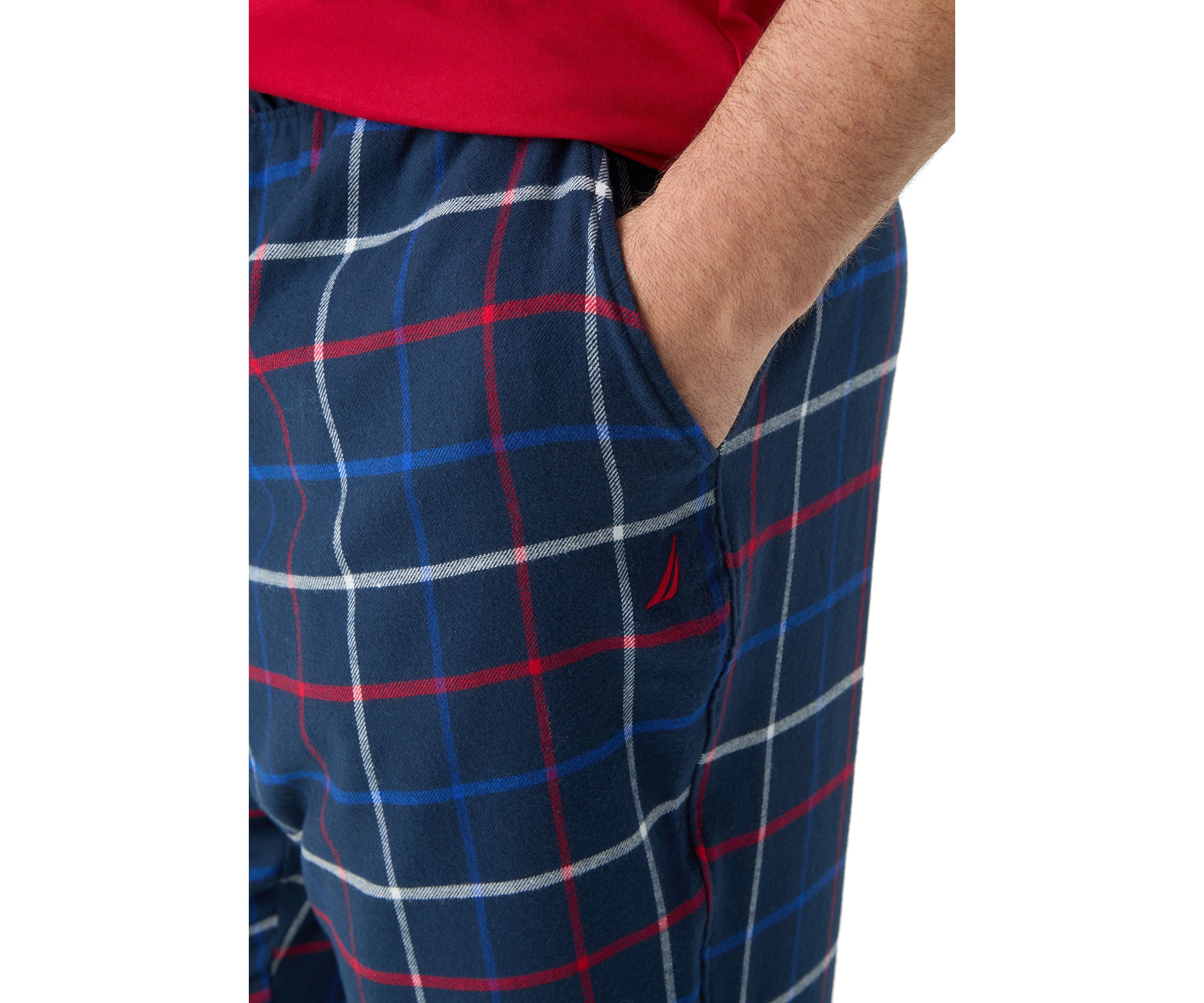Big & Tall Nautica Plaid Pant Set