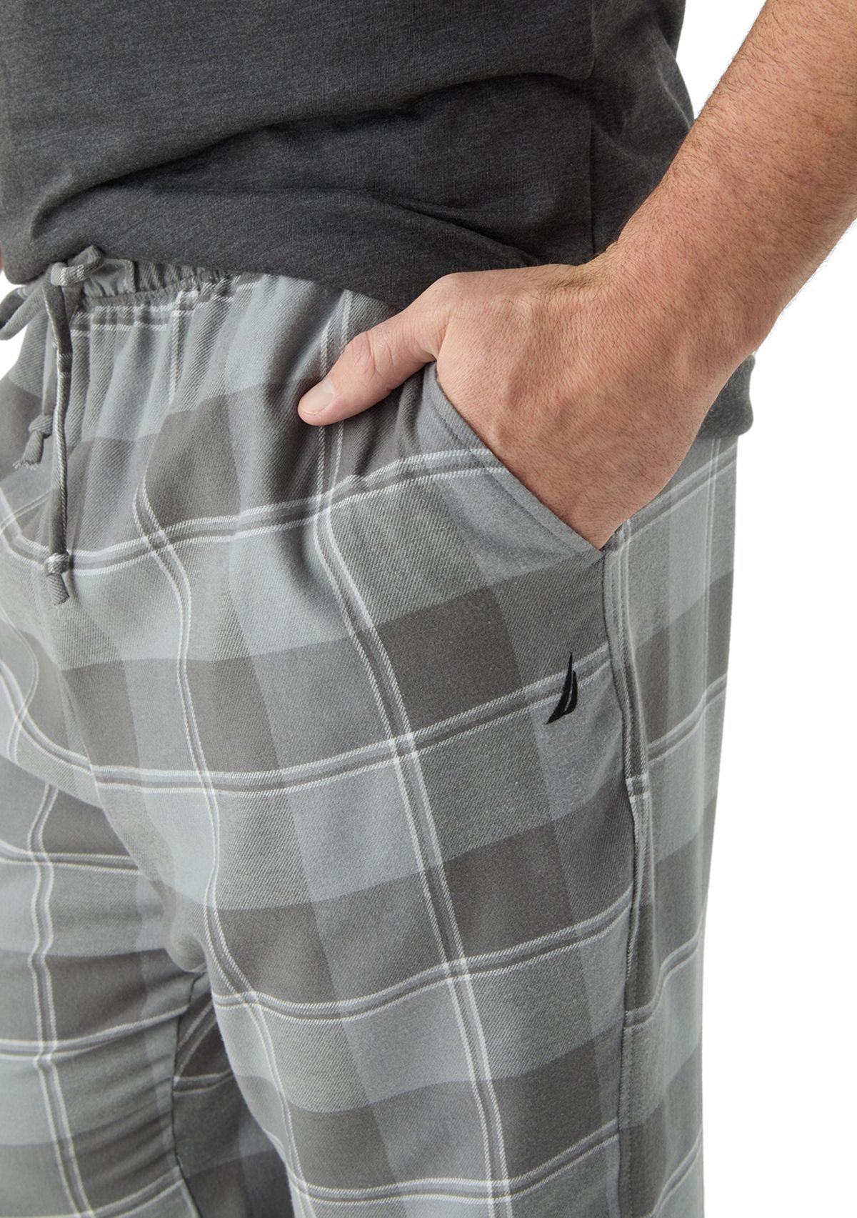 Big & Tall Plaid Pajama Pants Set