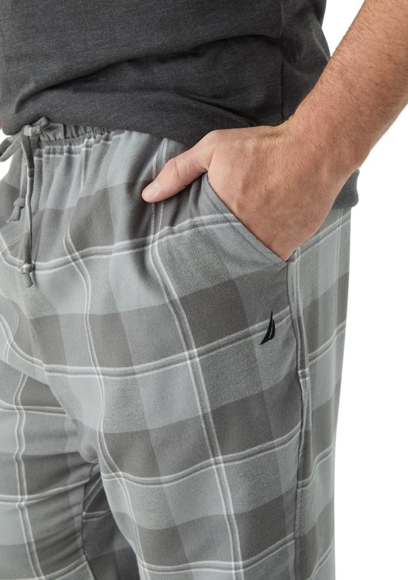 Big & Tall Plaid Pajama Pants Set