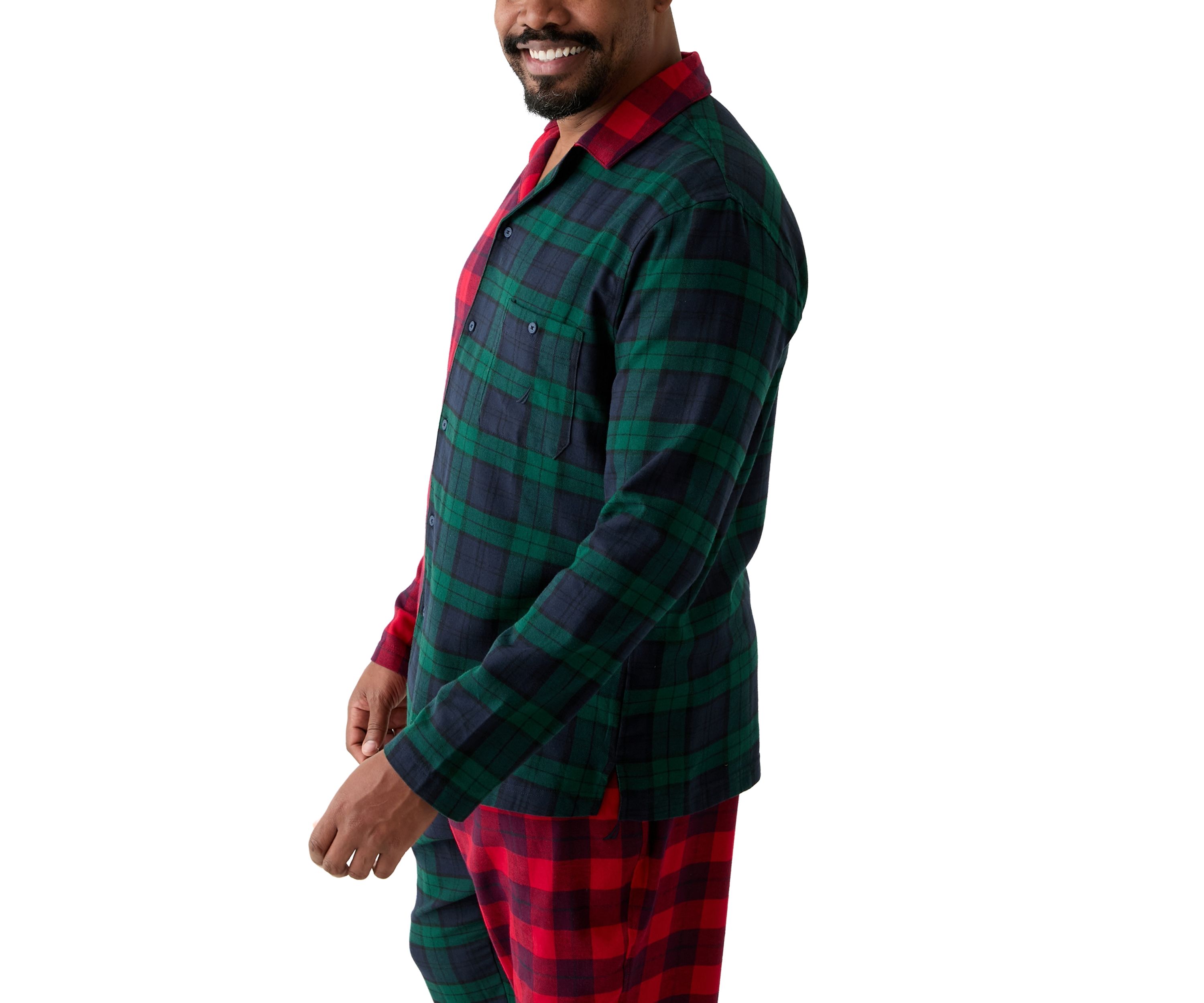 Big & Tall Nautica Plaid Pant Set