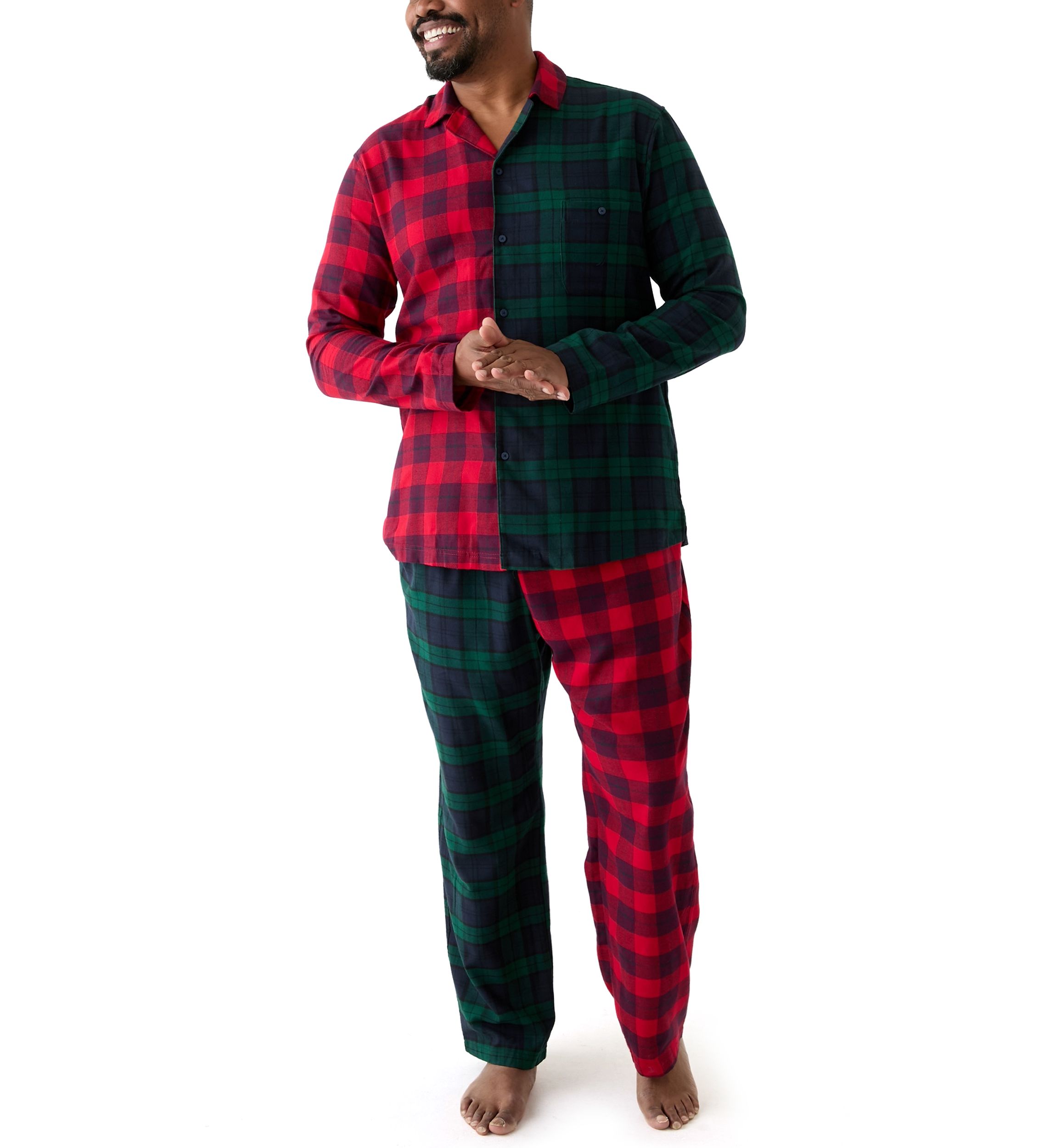 Big & Tall Nautica Plaid Pant Set