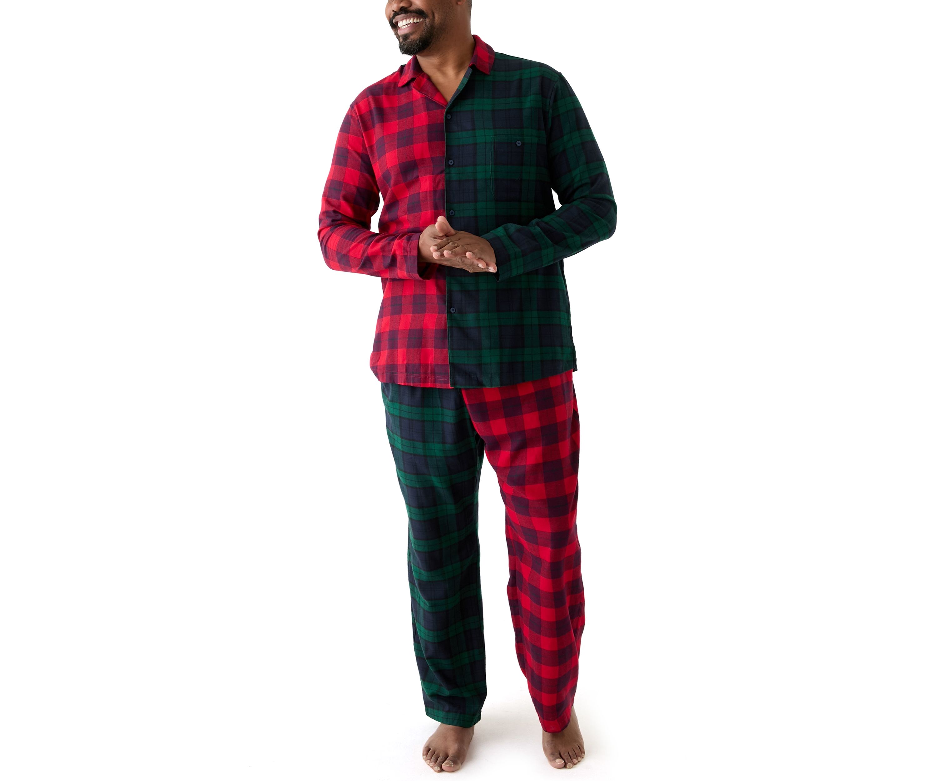 Big & Tall Nautica Plaid Pant Set