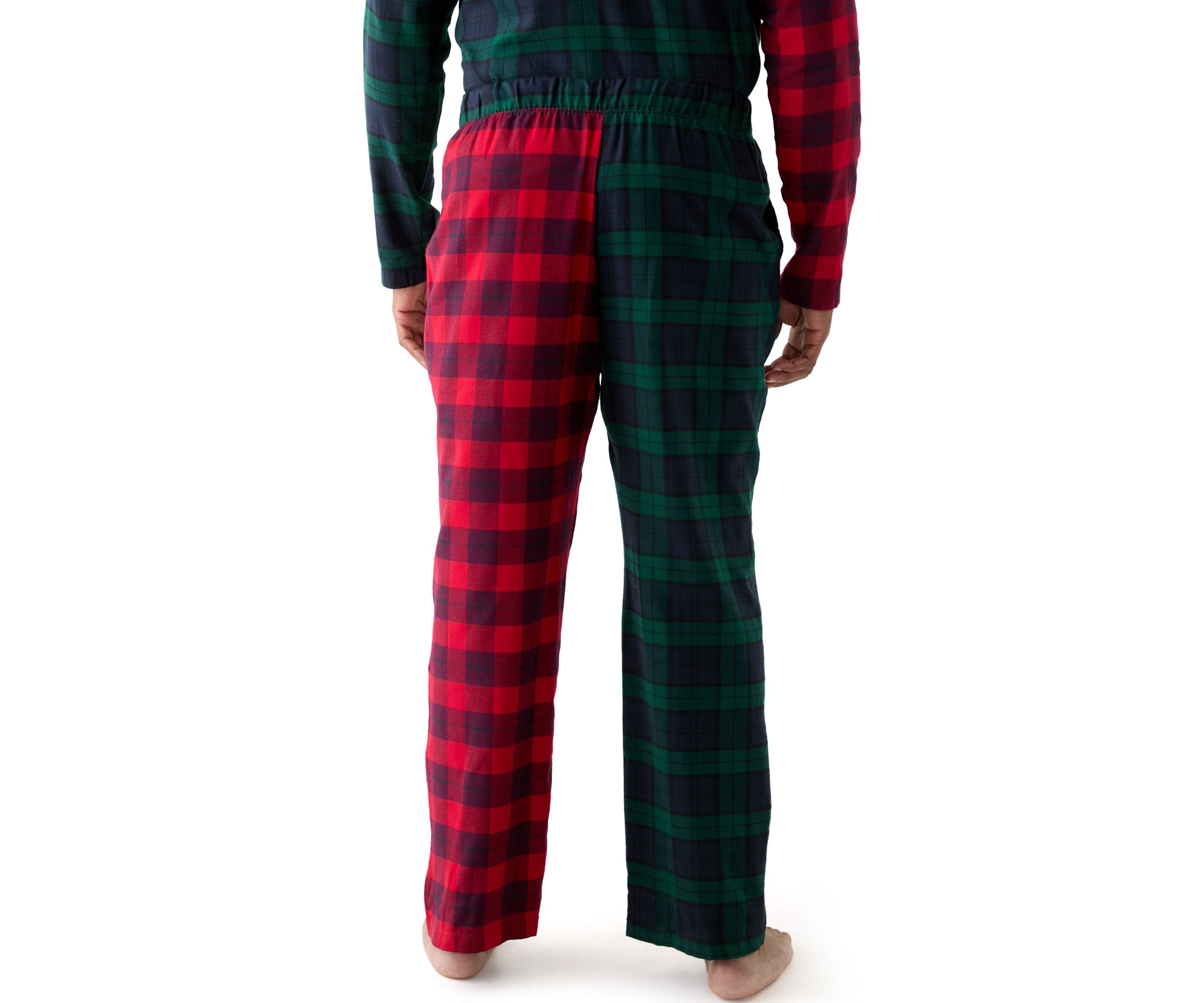 Big & Tall Plaid Fleece Sleep Pants