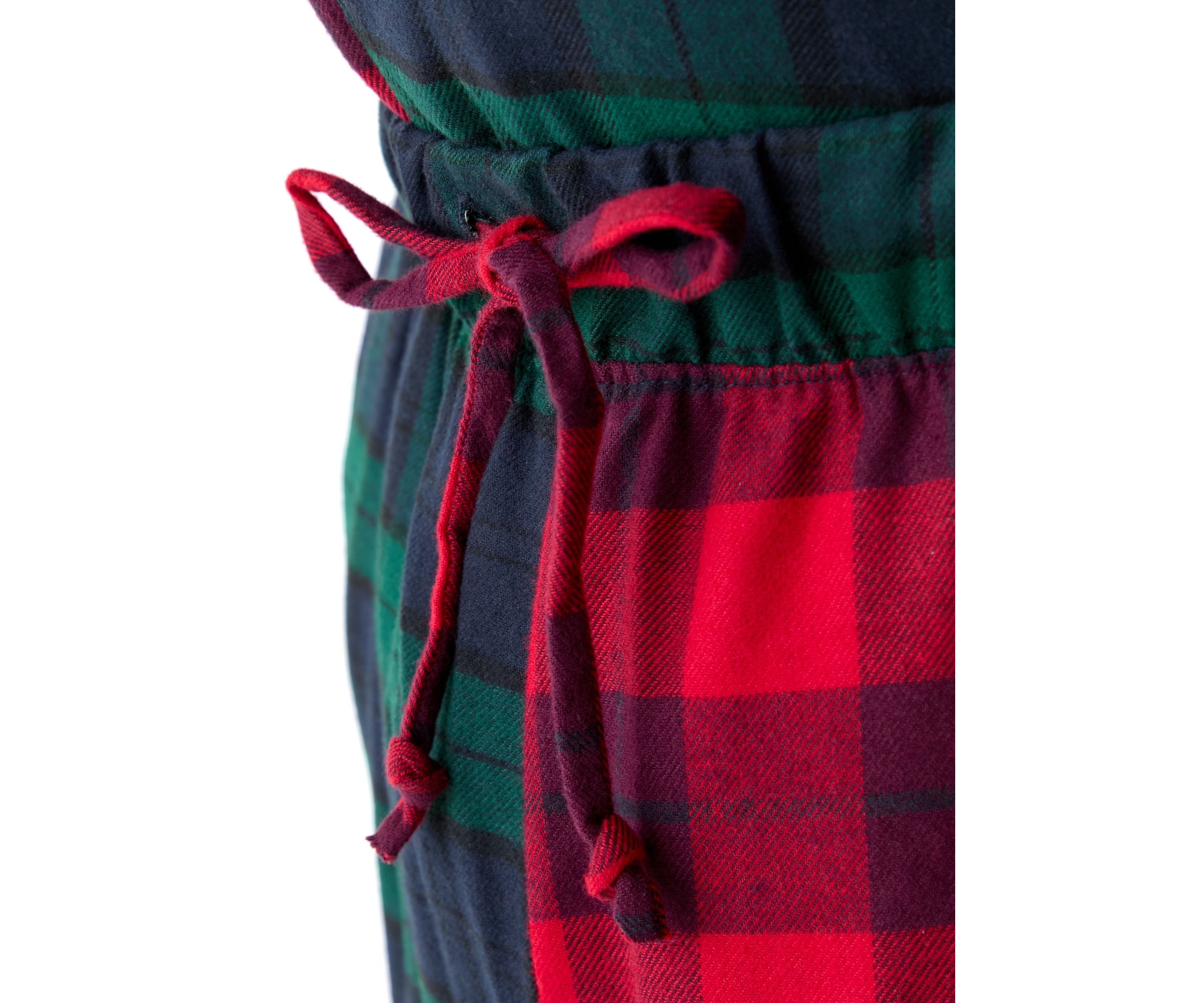 Big & Tall Plaid Fleece Sleep Pants