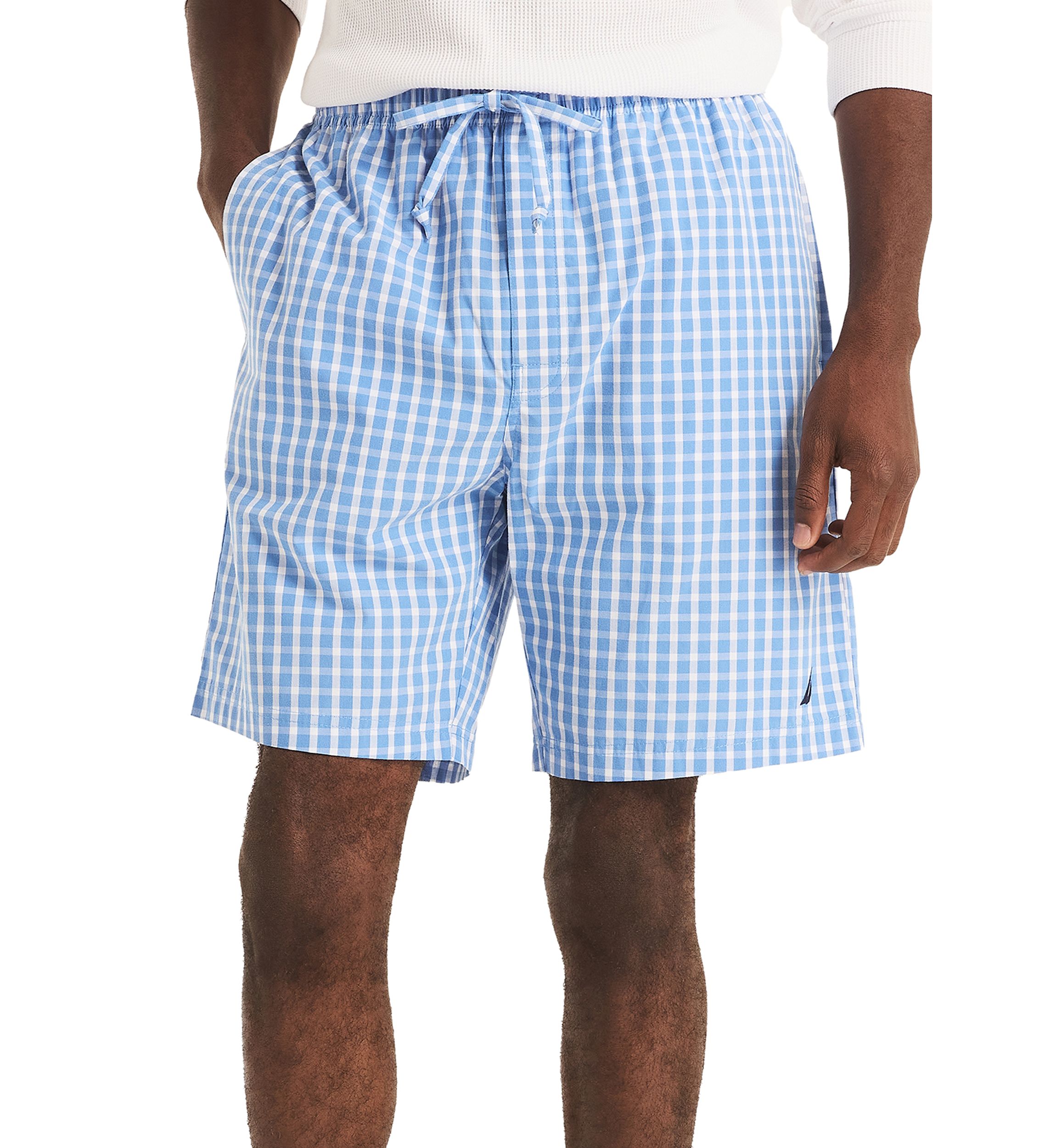 Sustainably Crafted Plaid Poplin Sleep Shorts