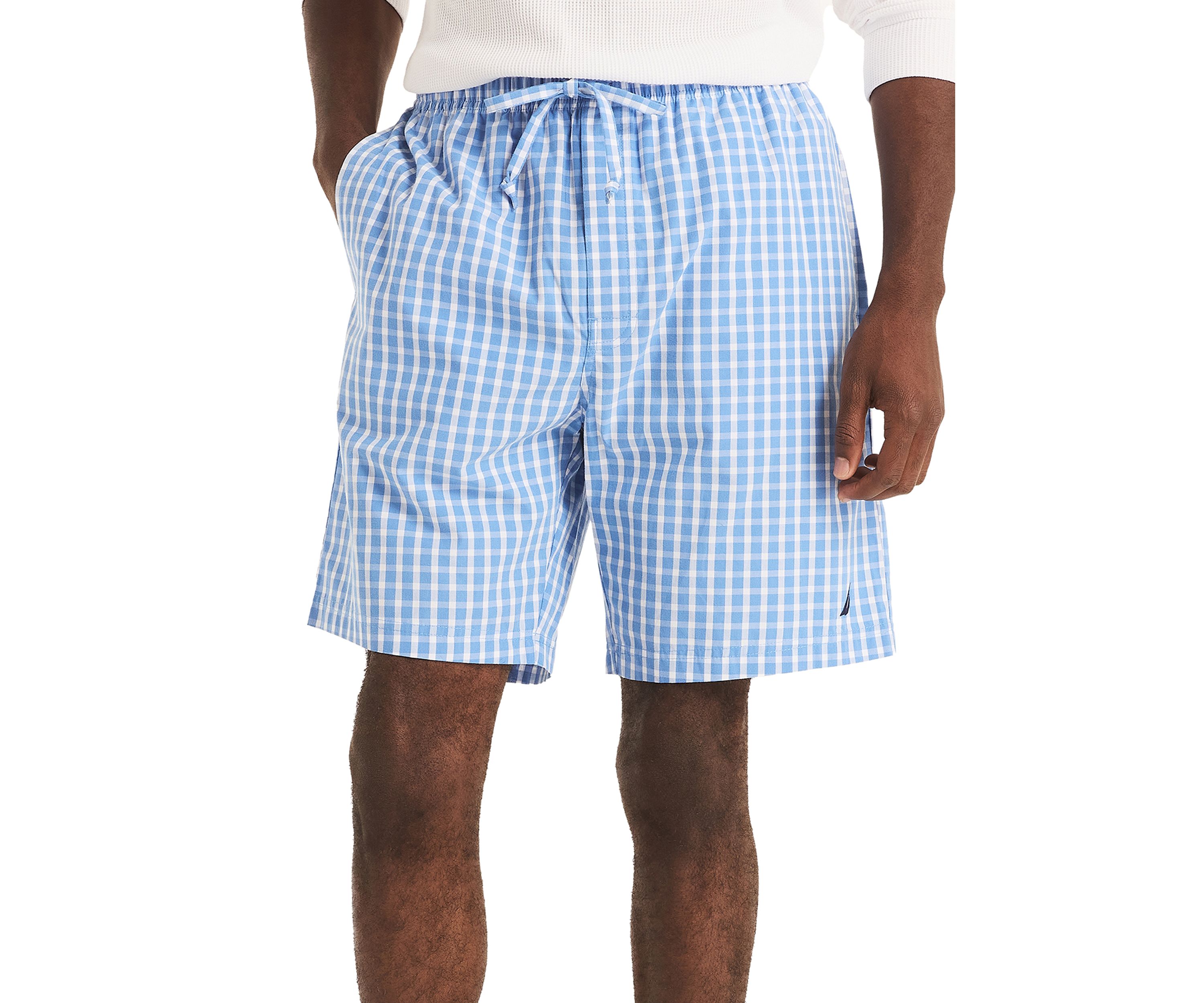 Sustainably Crafted Plaid Poplin Sleep Shorts