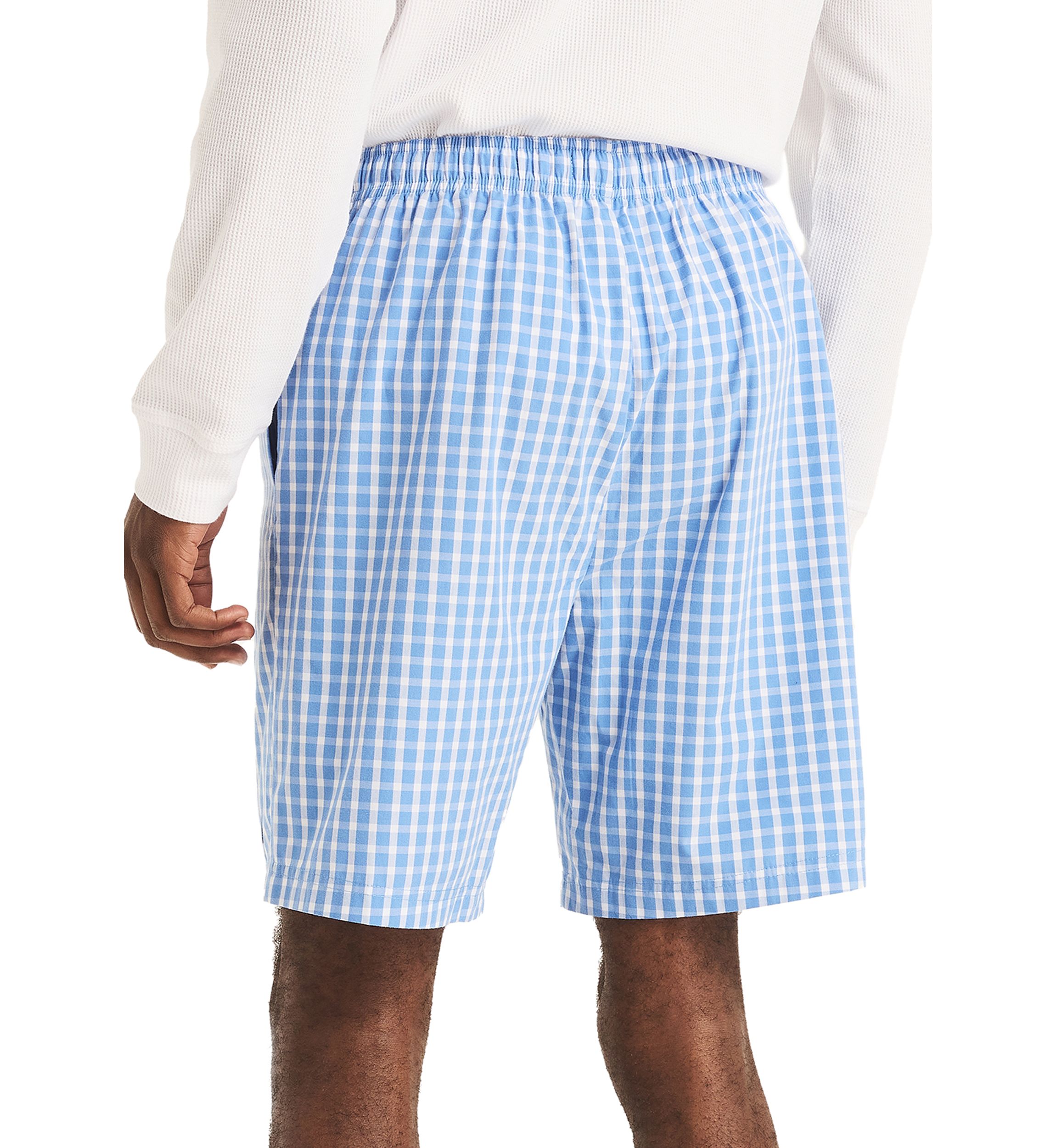 Sustainably Crafted Plaid Poplin Sleep Shorts