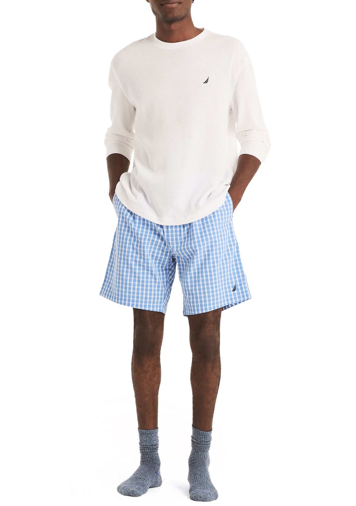Sustainably Crafted Plaid Poplin Sleep Shorts