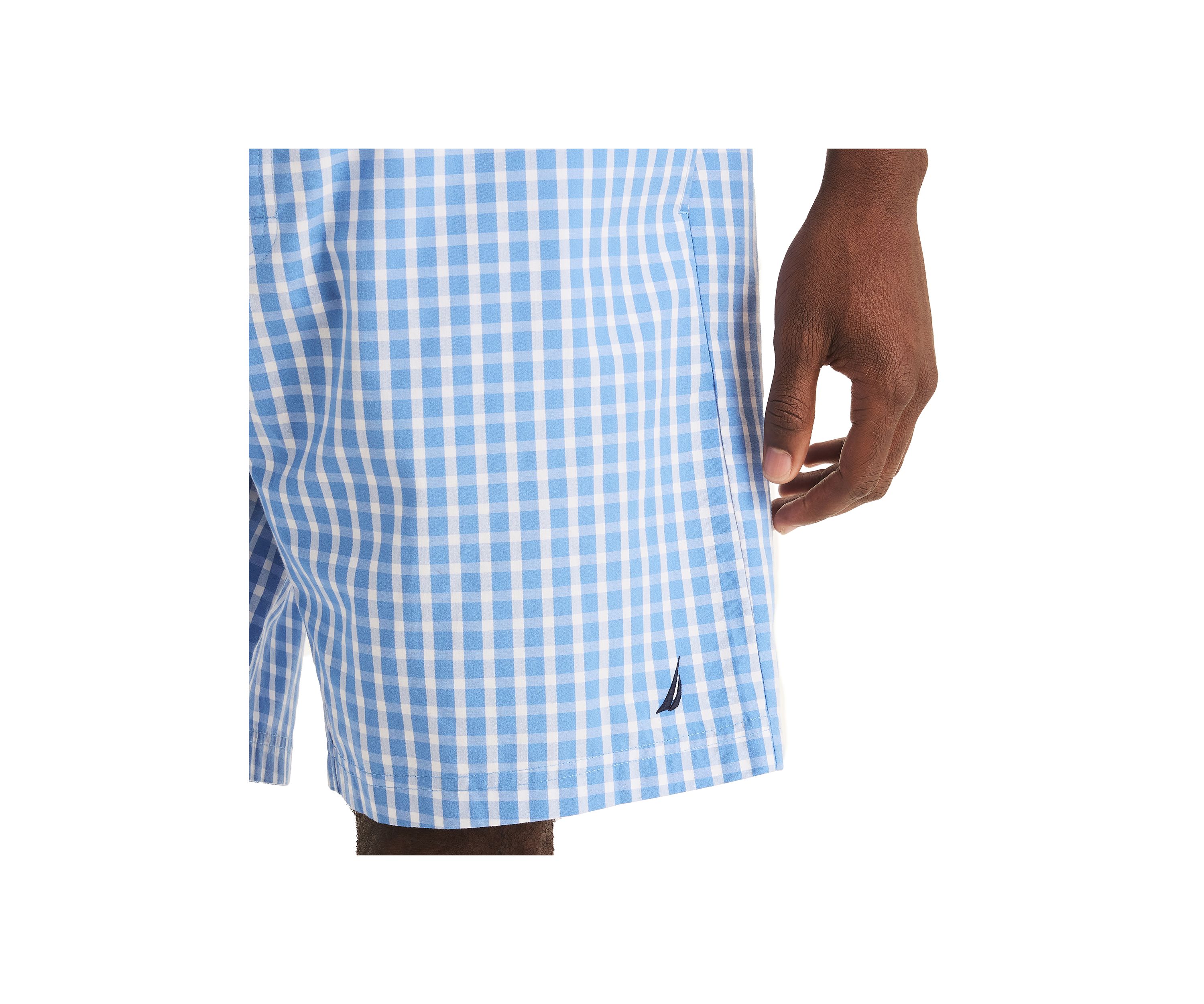 Sustainably Crafted Plaid Poplin Sleep Shorts