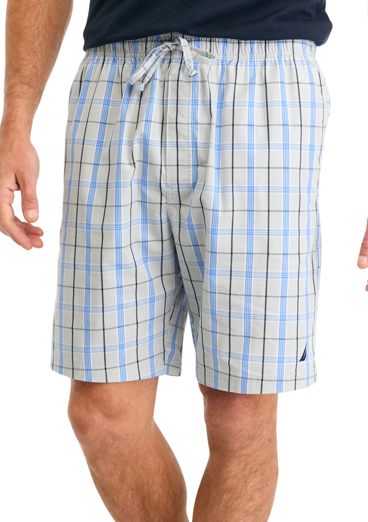 Sustainably Crafted Plaid Poplin Sleep Shorts
