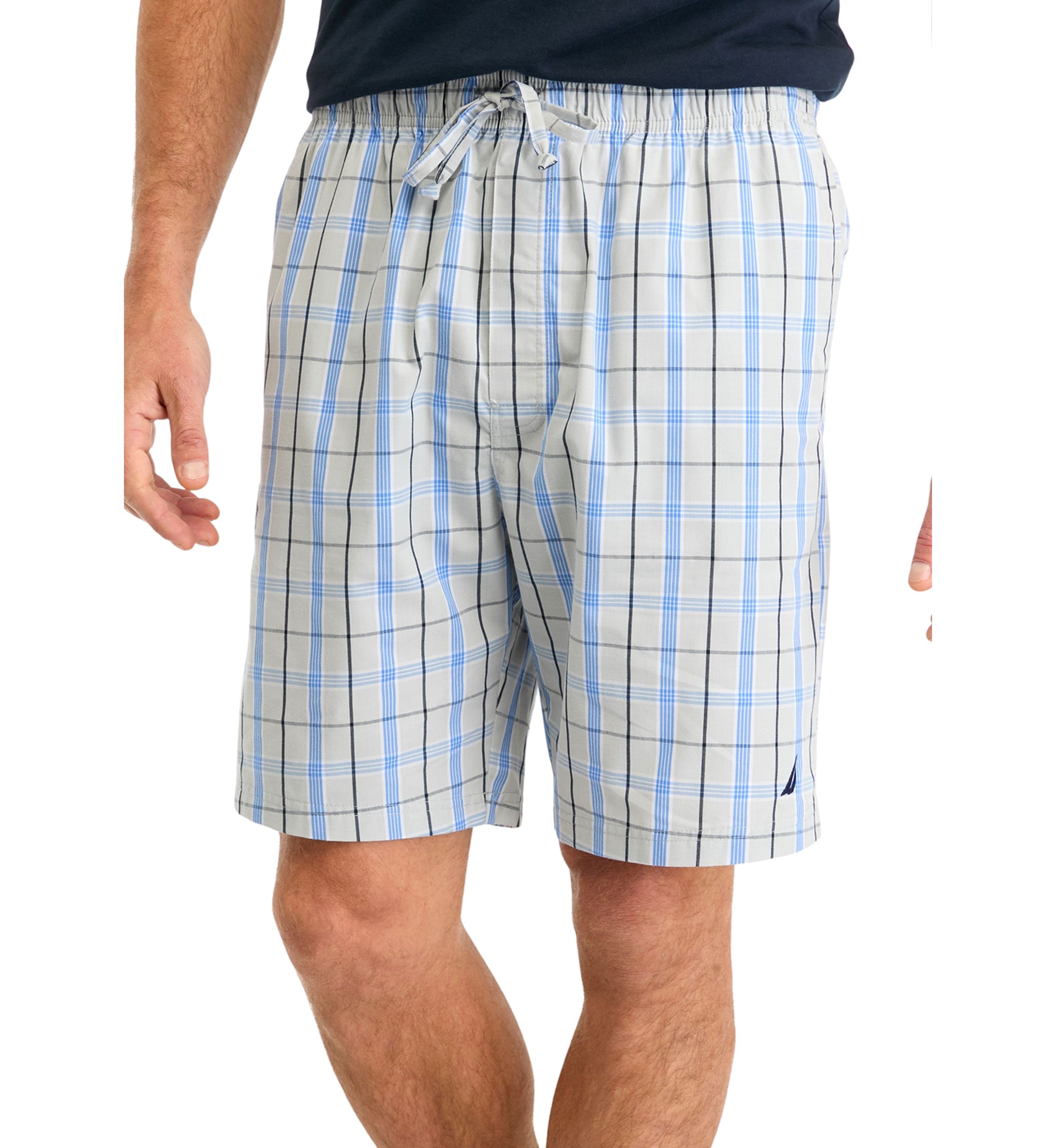 Sustainably Crafted Plaid Poplin Sleep Shorts