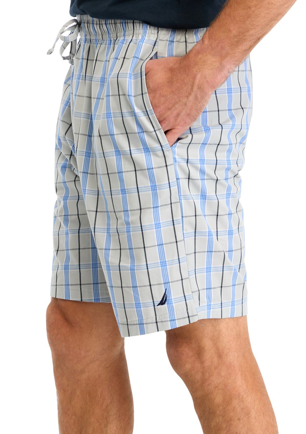 Sustainably Crafted Plaid Poplin Sleep Shorts