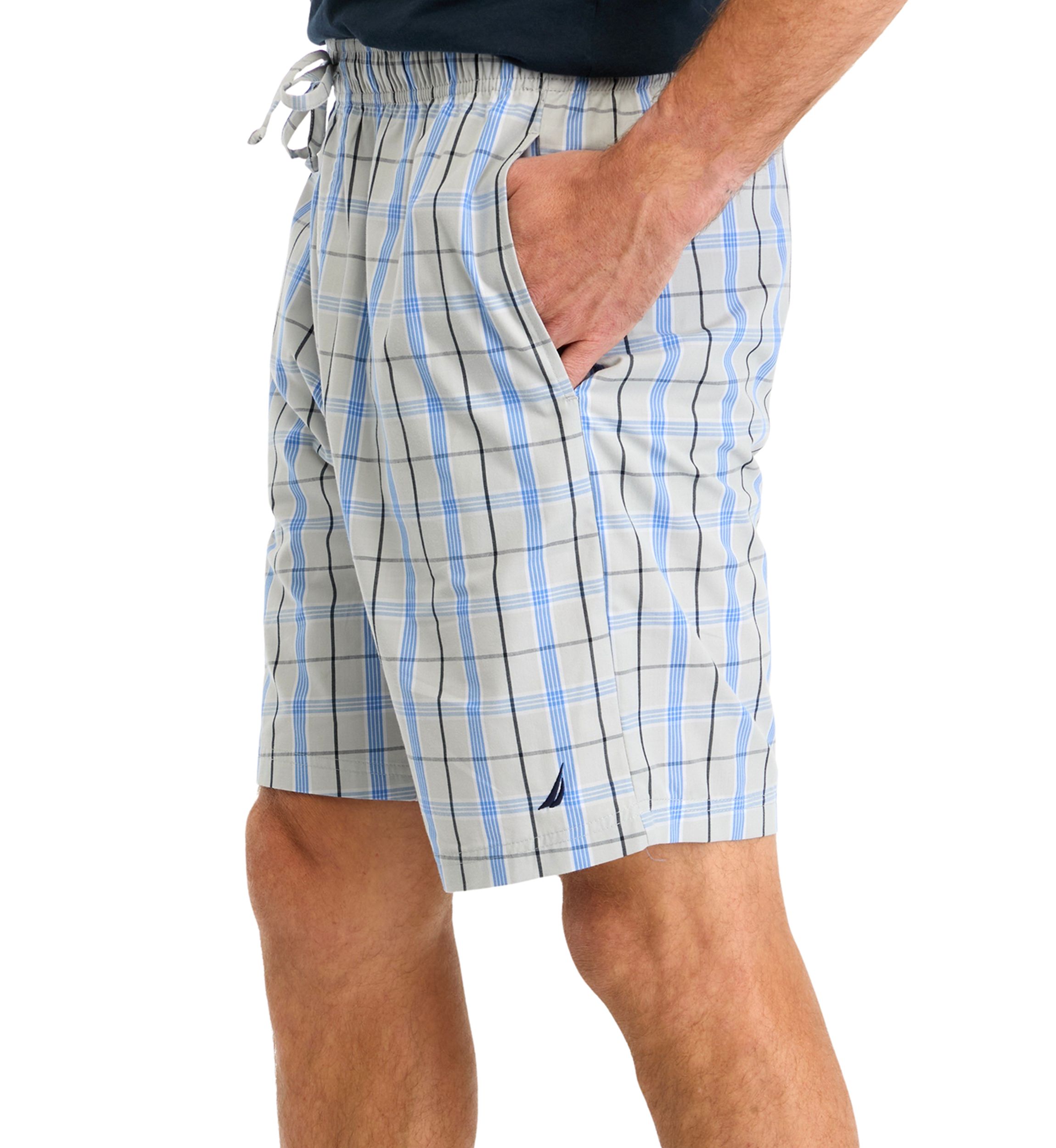 Sustainably Crafted Plaid Poplin Sleep Shorts