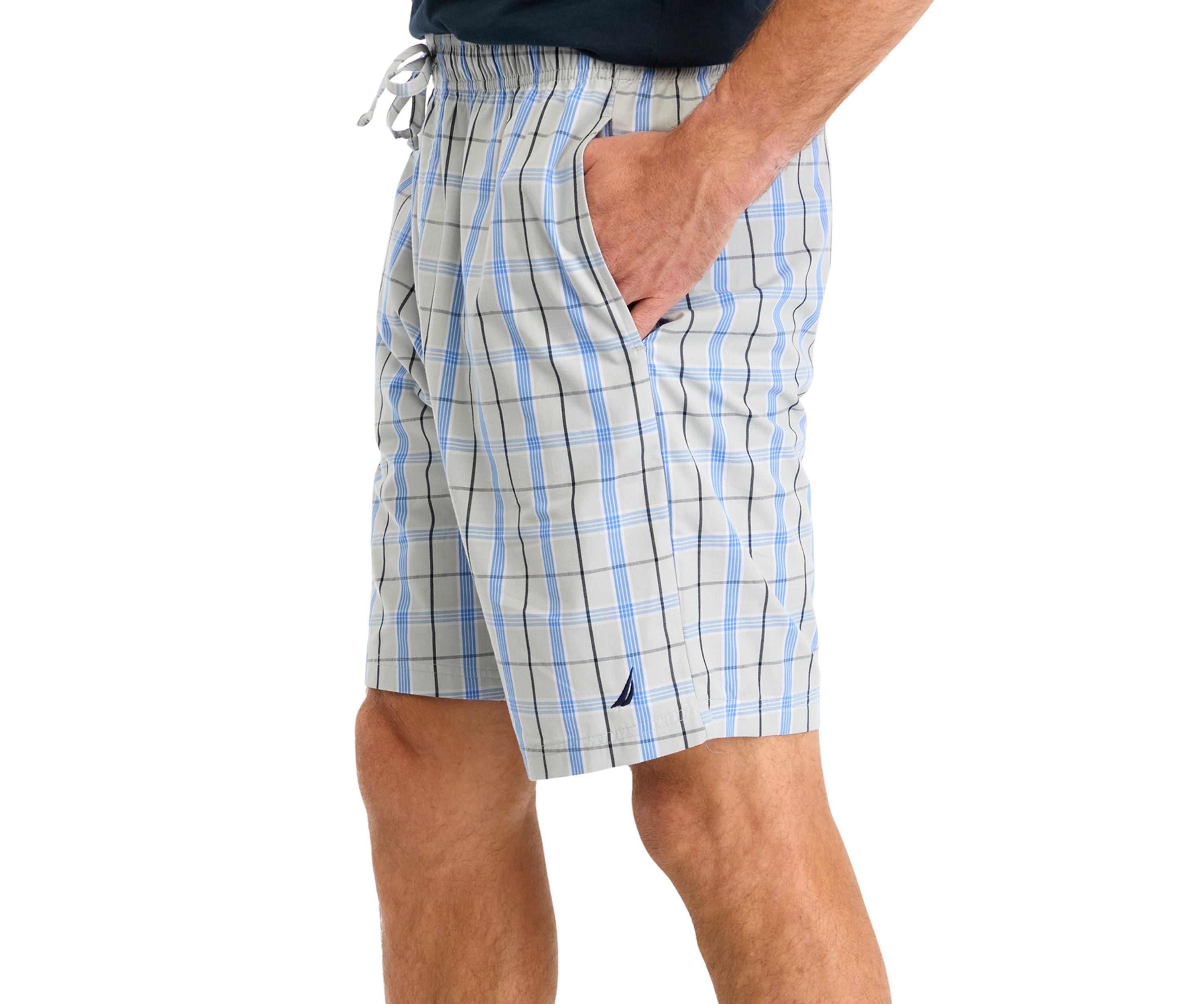 Sustainably Crafted Plaid Poplin Sleep Shorts