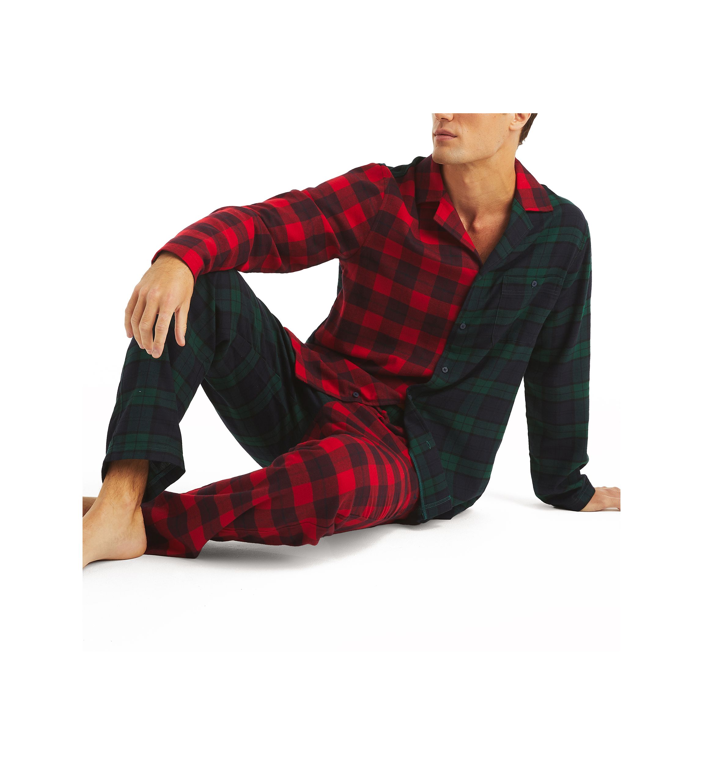 Sustainably Crafted Plaid Flannel Sleep Pants