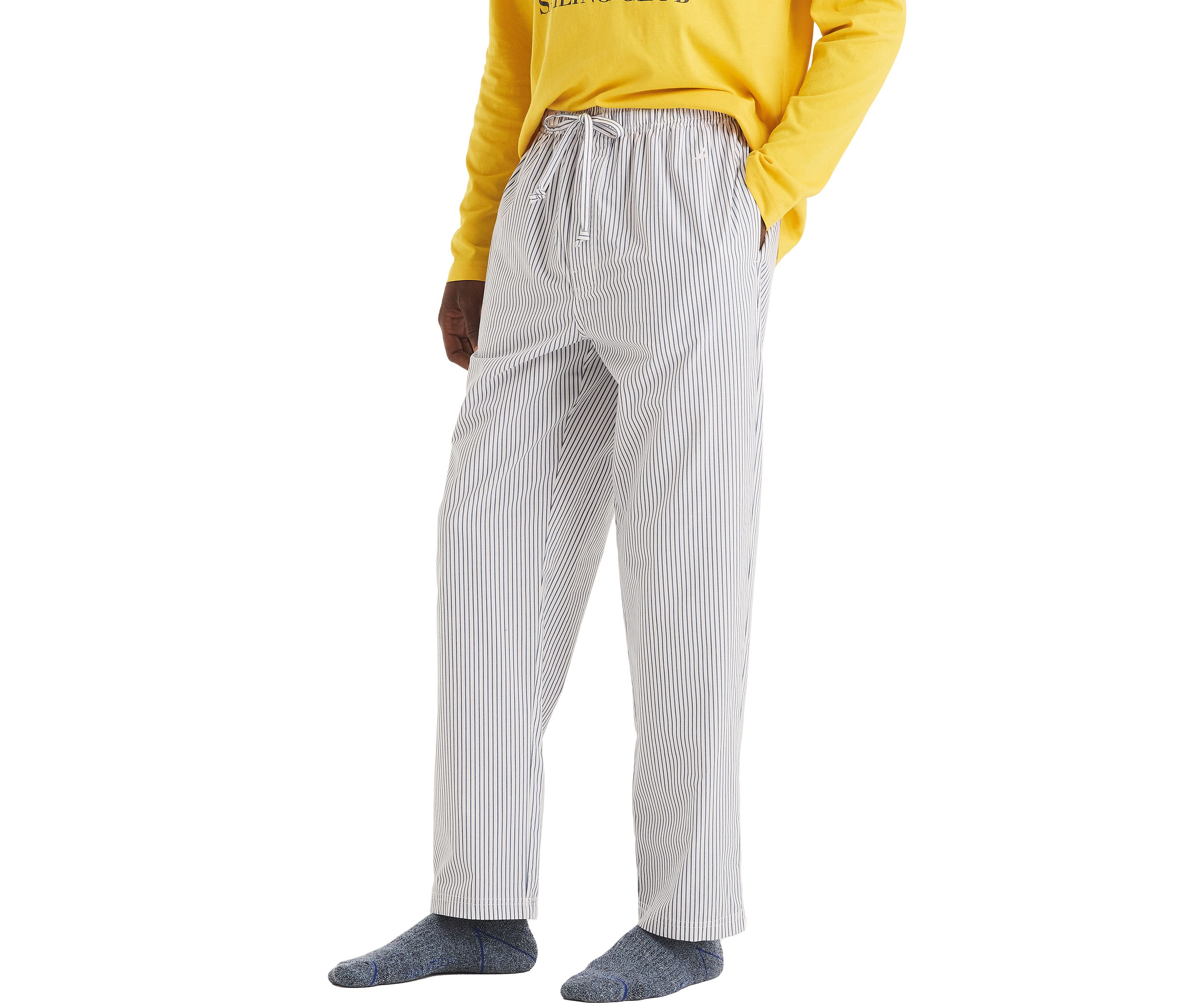 Sustainably Crafted Striped Poplin Sleep Pants