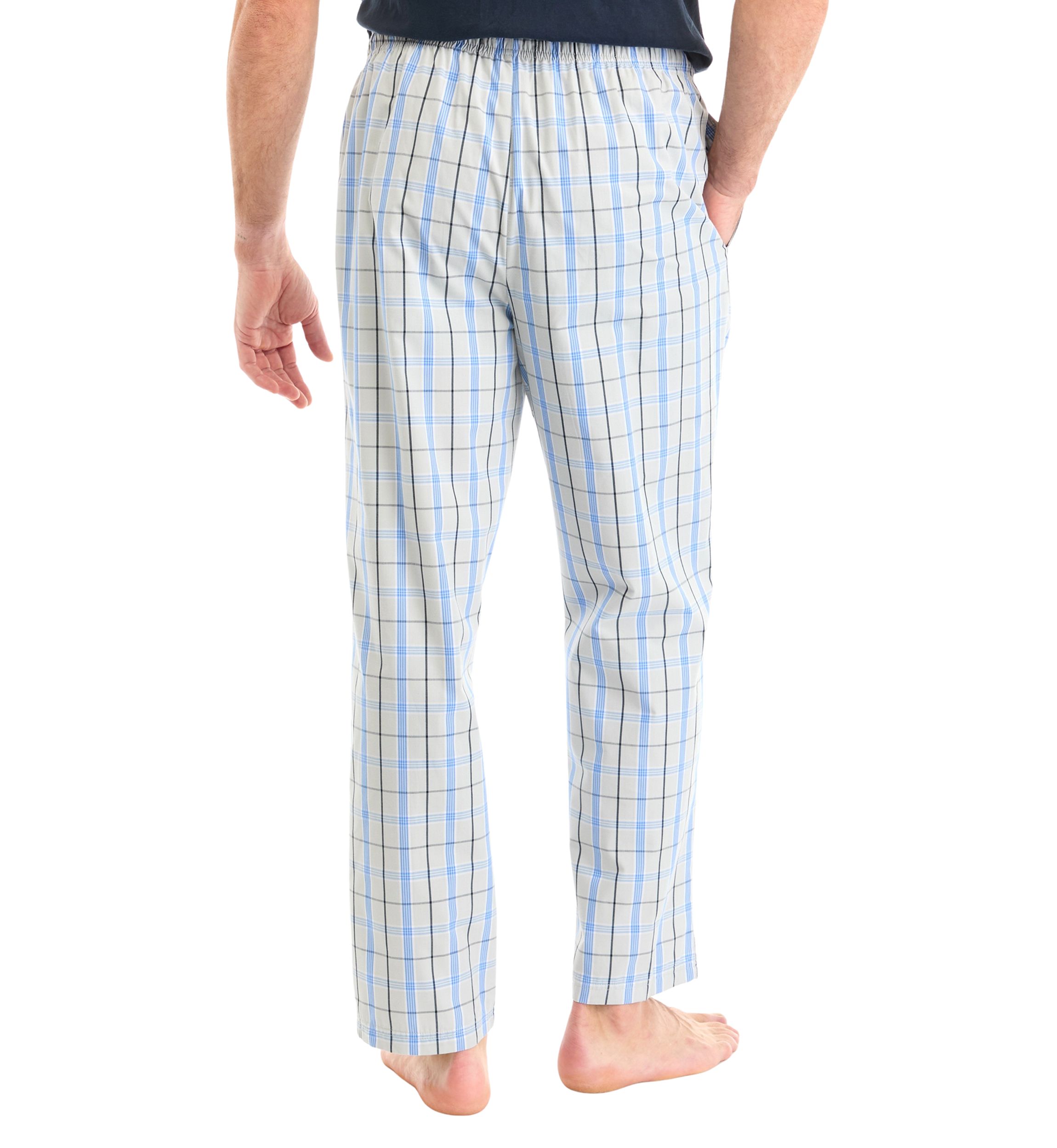 Sustainably Crafted Plaid Poplin Sleep Pants